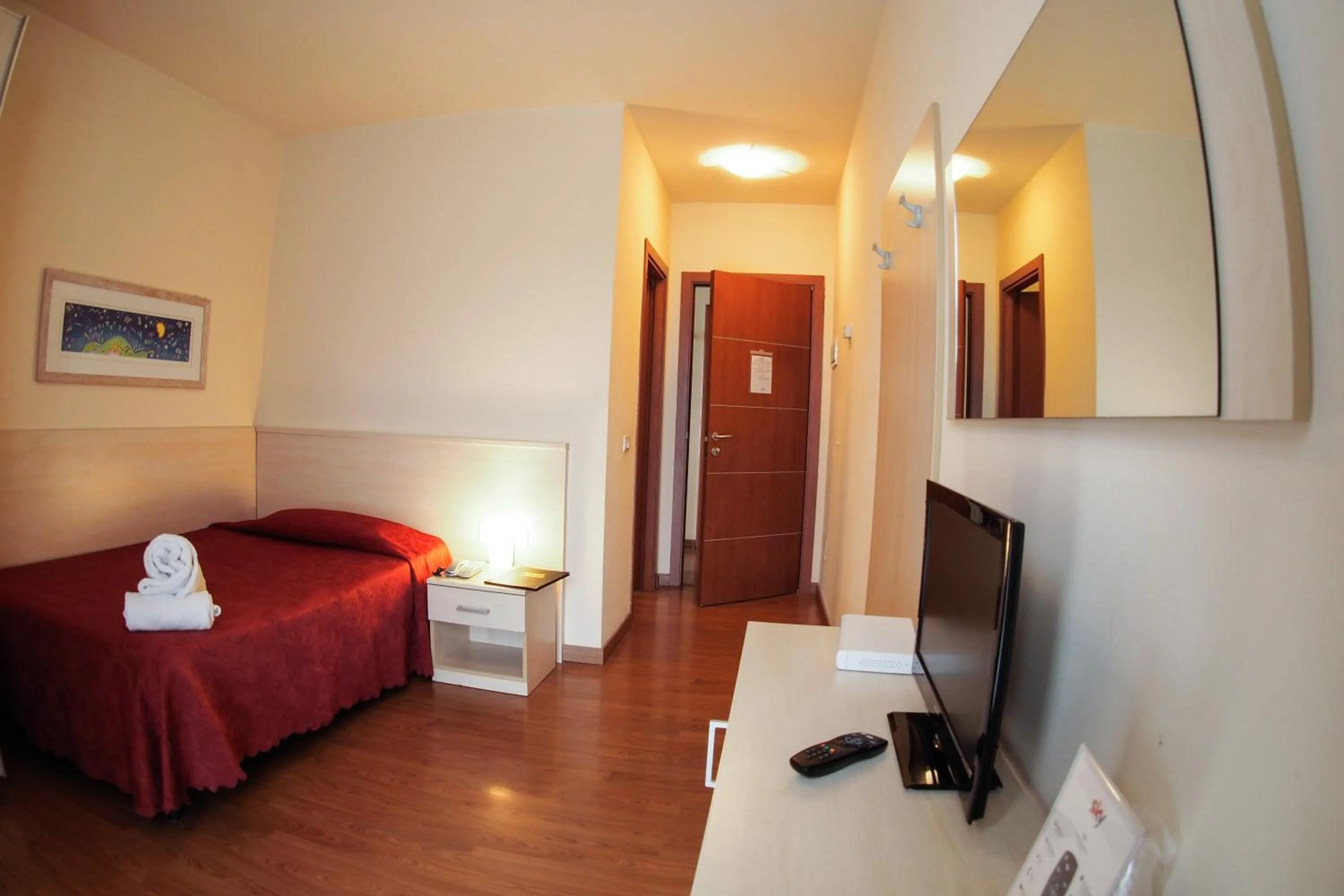 Bedroom, Bed in Hotel Break House Ristorante