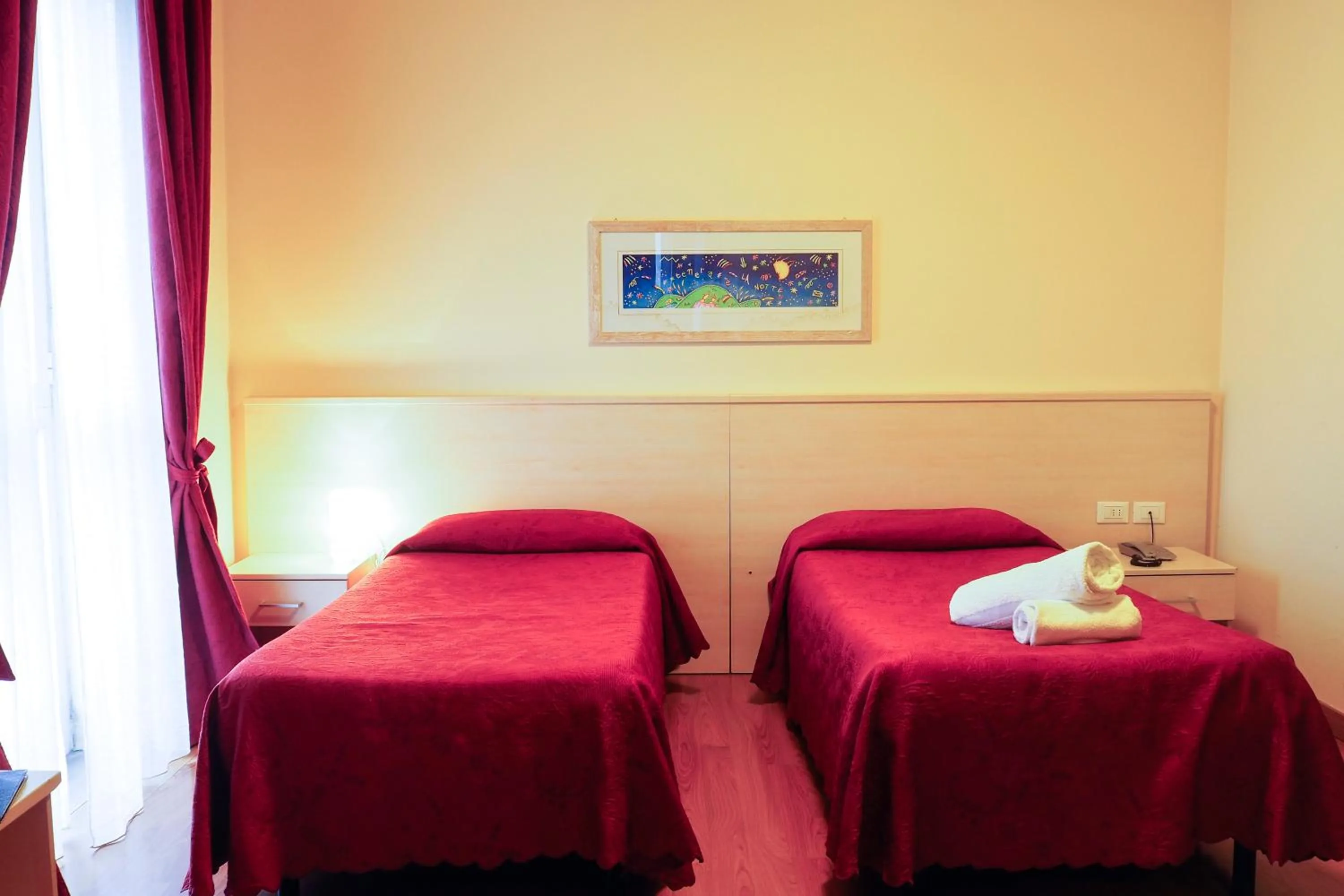 Bedroom, Bed in Hotel Break House Ristorante