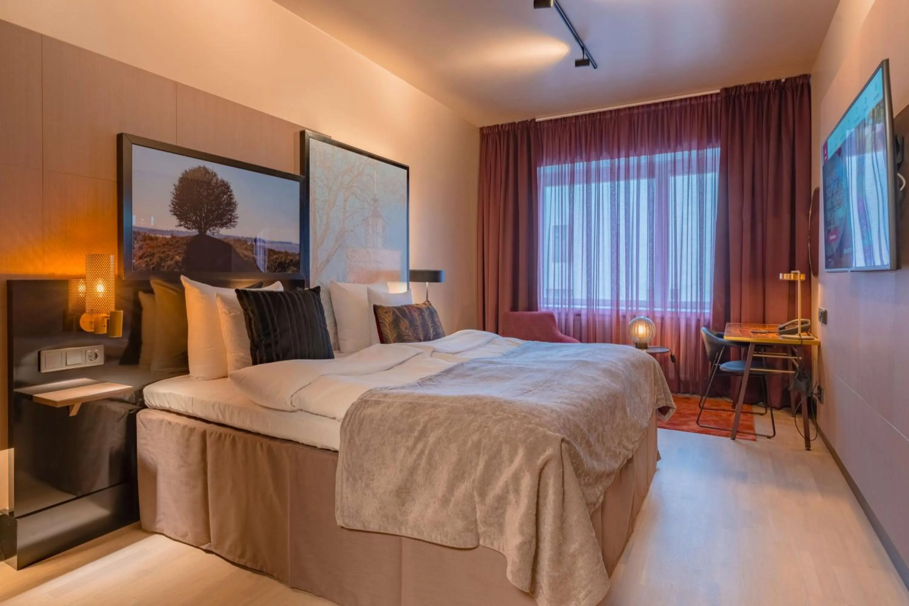 Bedroom, Bed in Marski by Scandic