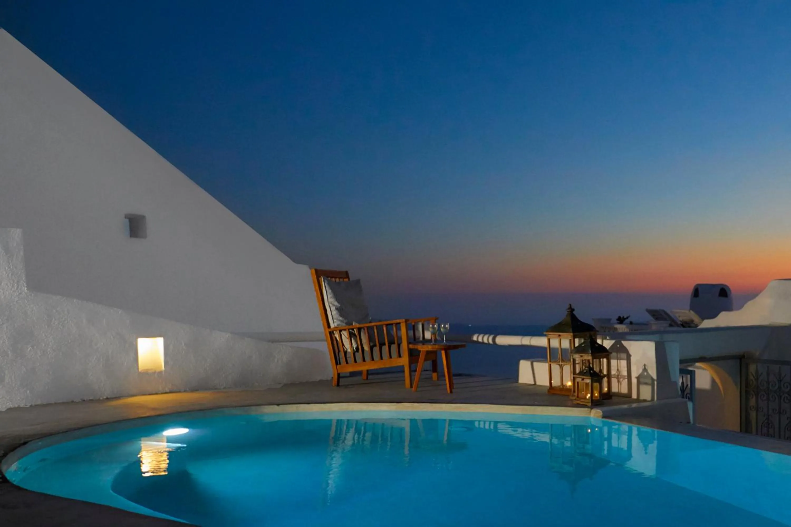 Seating area in Senses Boutique Hotel