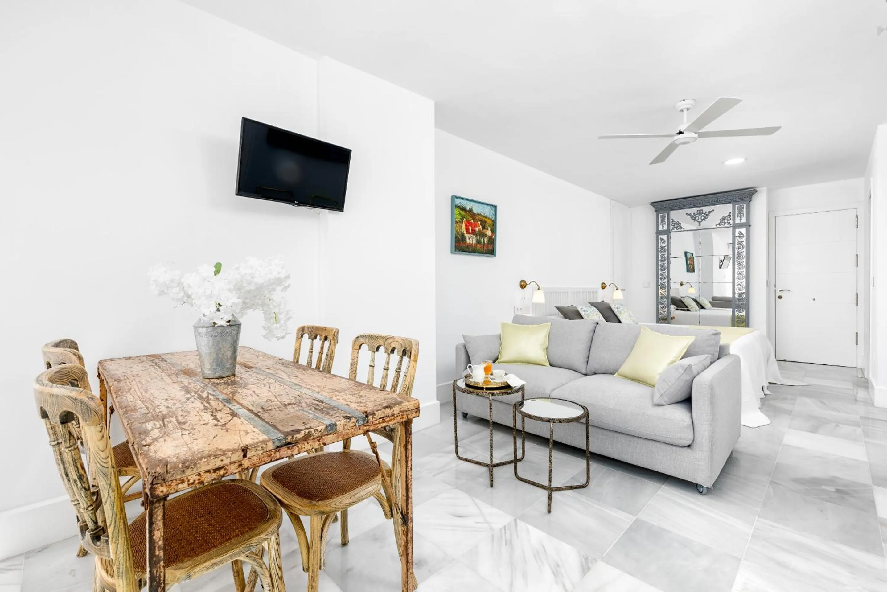 Living room in iloftmalaga Miramar