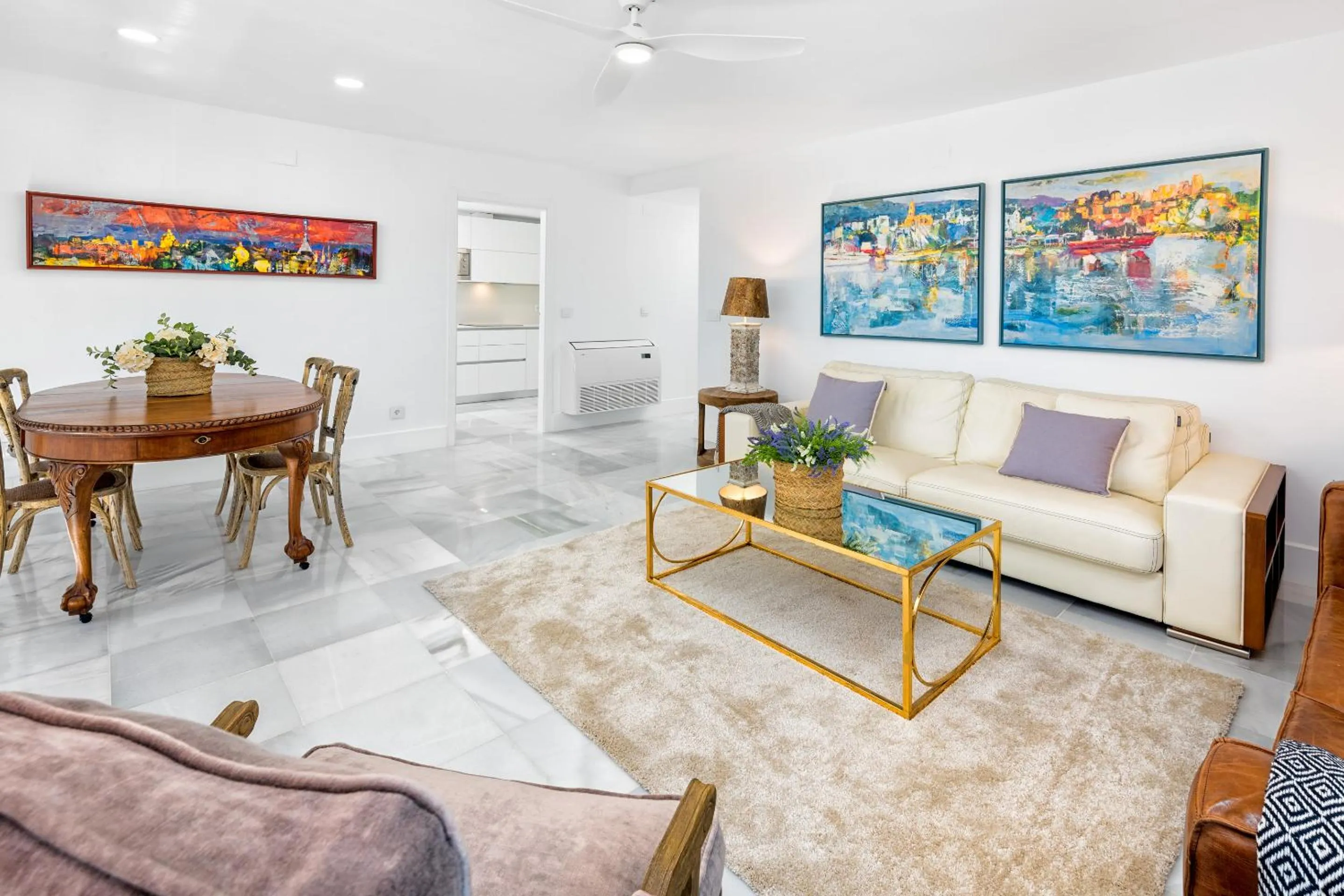 Living room in iloftmalaga Miramar