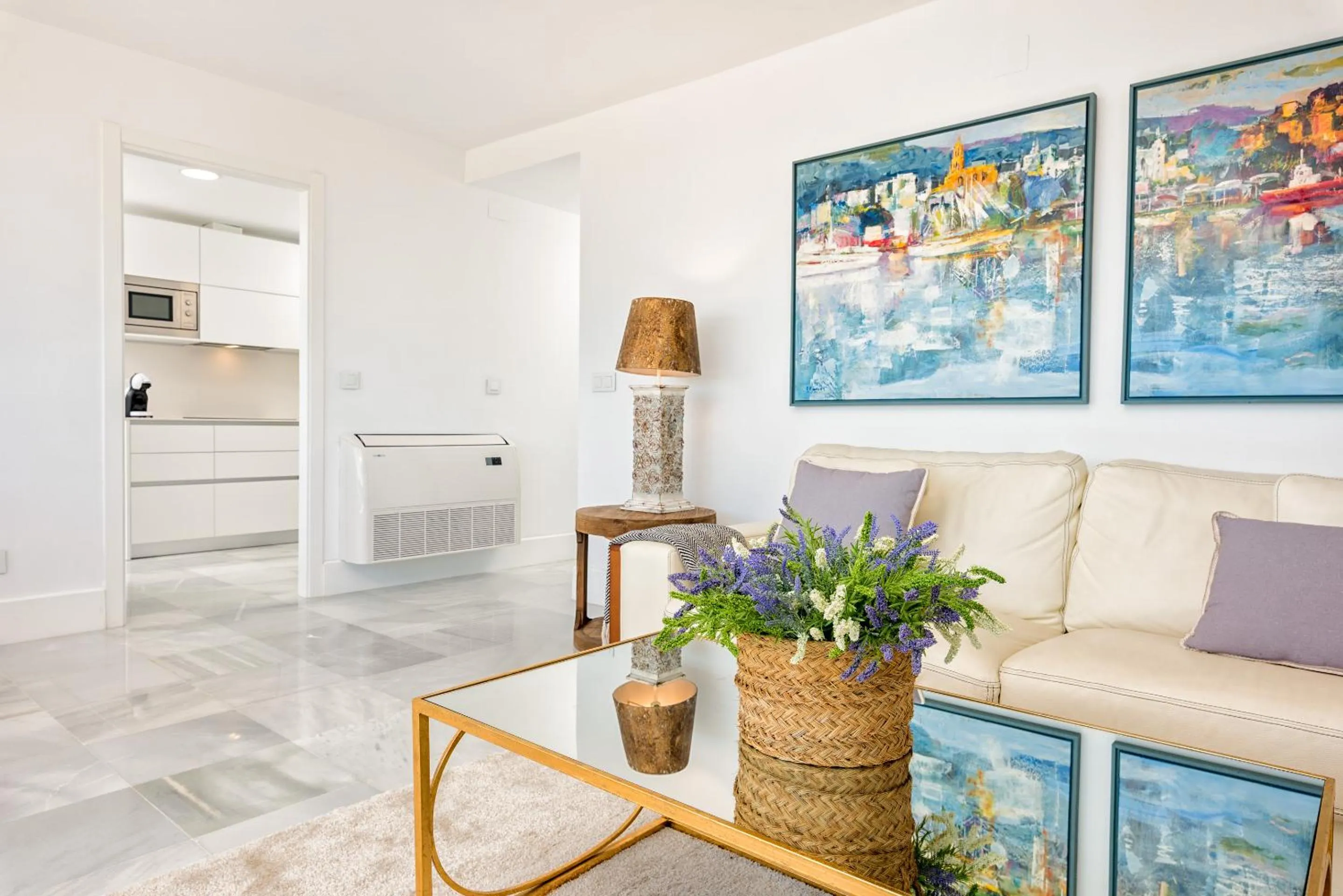 Living room in iloftmalaga Miramar