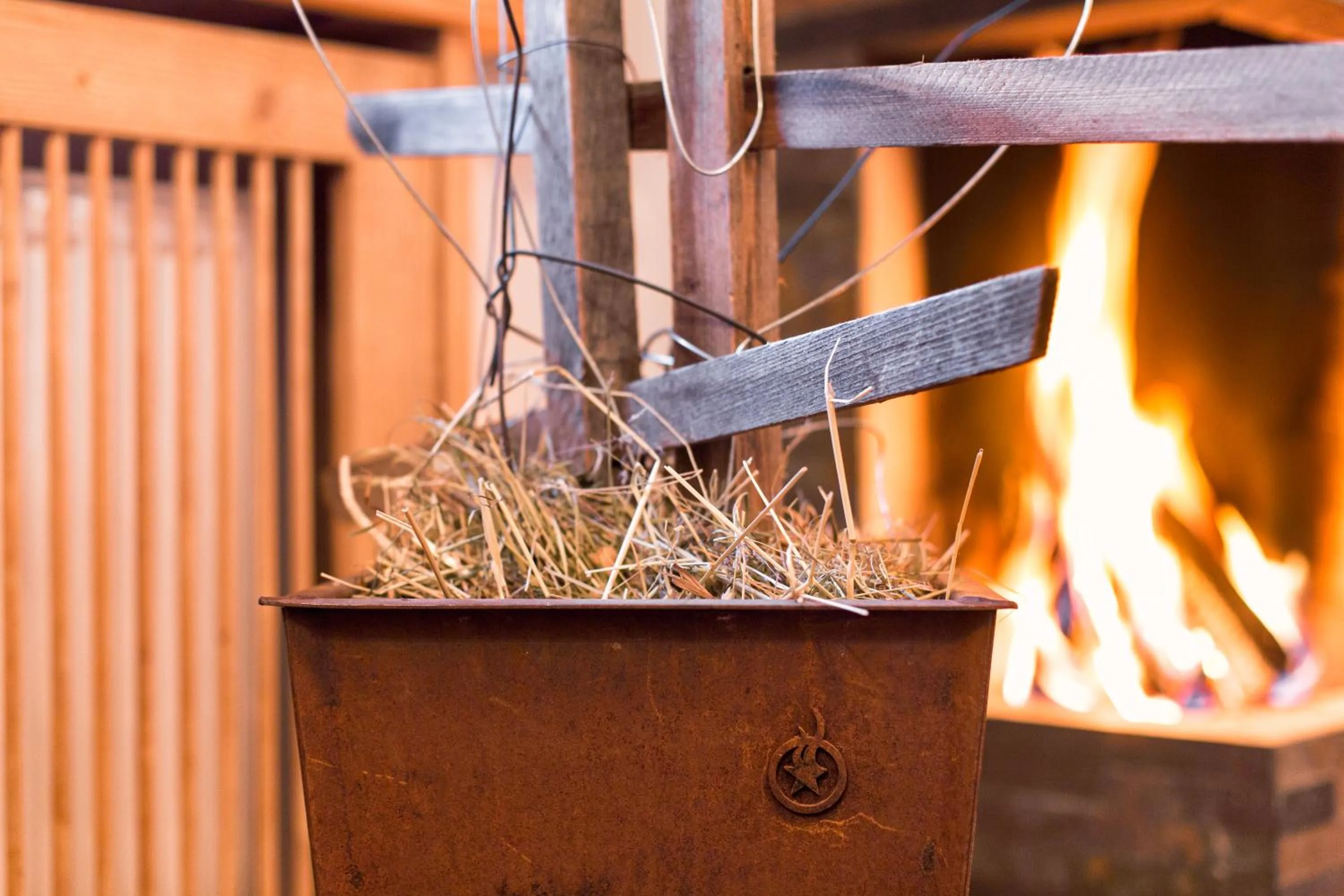 Decorative detail in Raffl's St. Antoner Hof