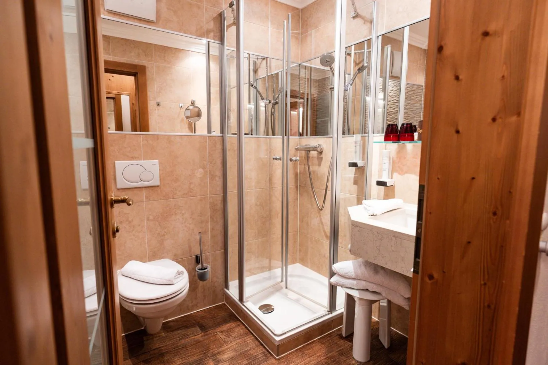 Shower in Liebes Caroline 4-Sterne-Hotel