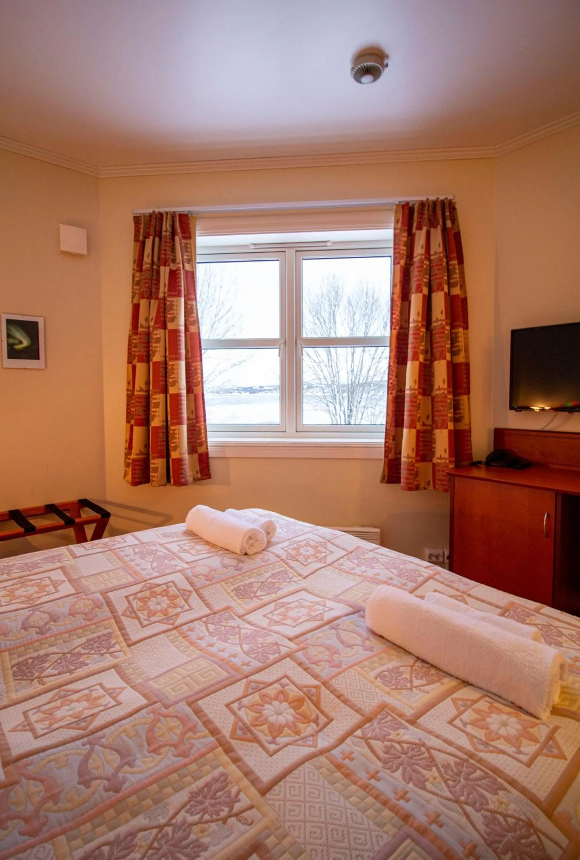 Bed in Tysfjord Hotel