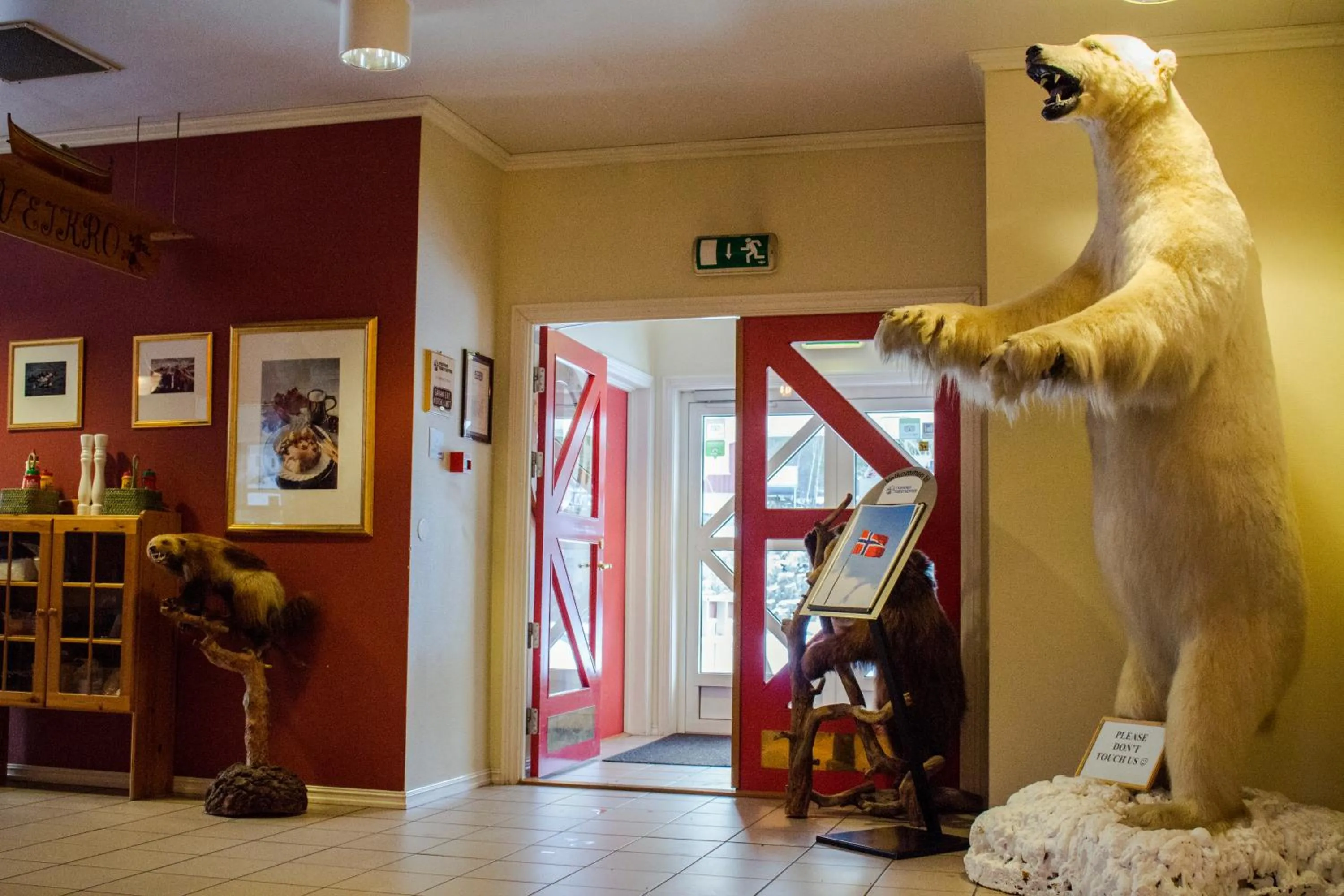 Staff in Tysfjord Hotel