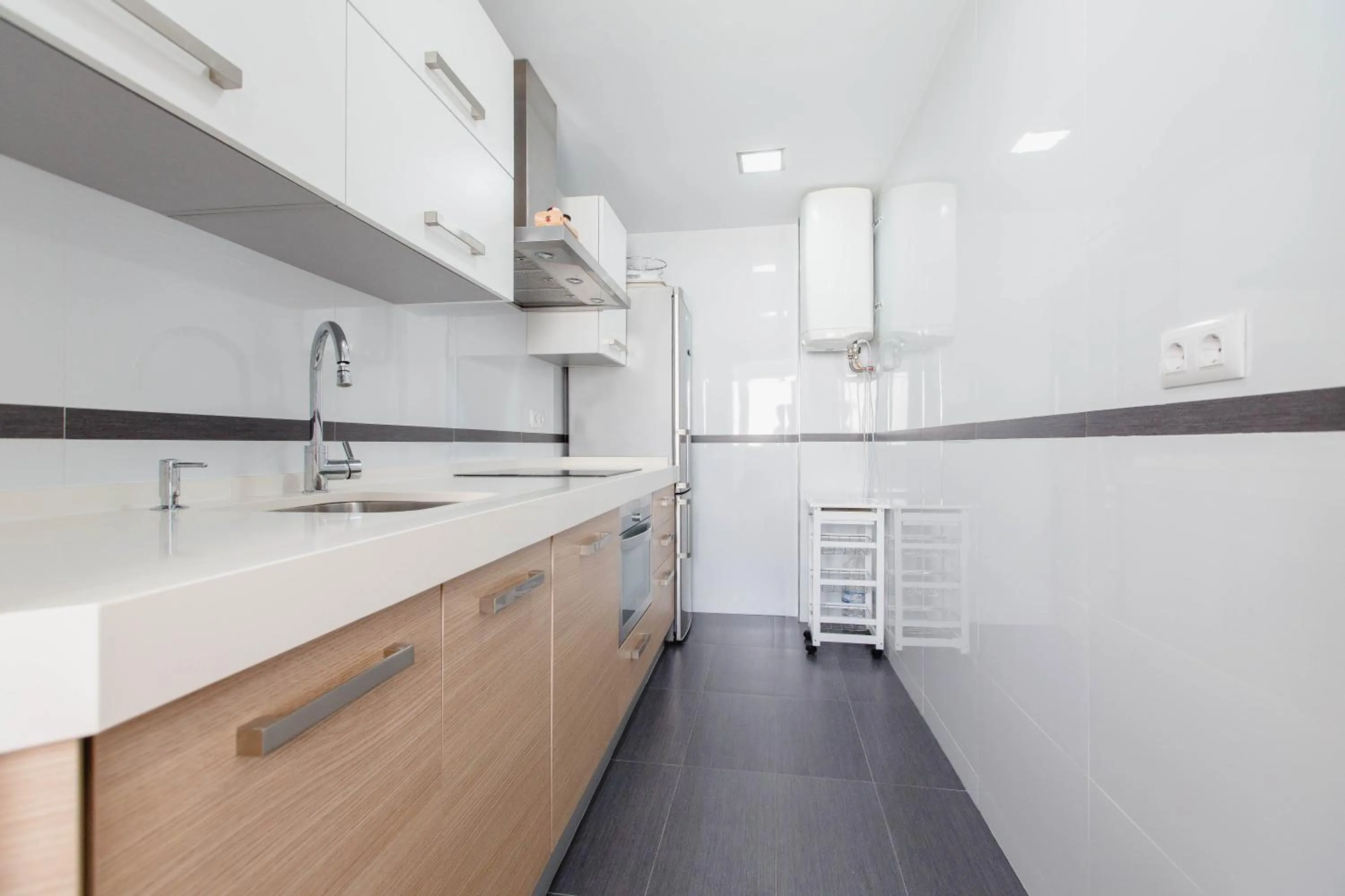 Communal kitchen in Apartamento a un pasito del mercado