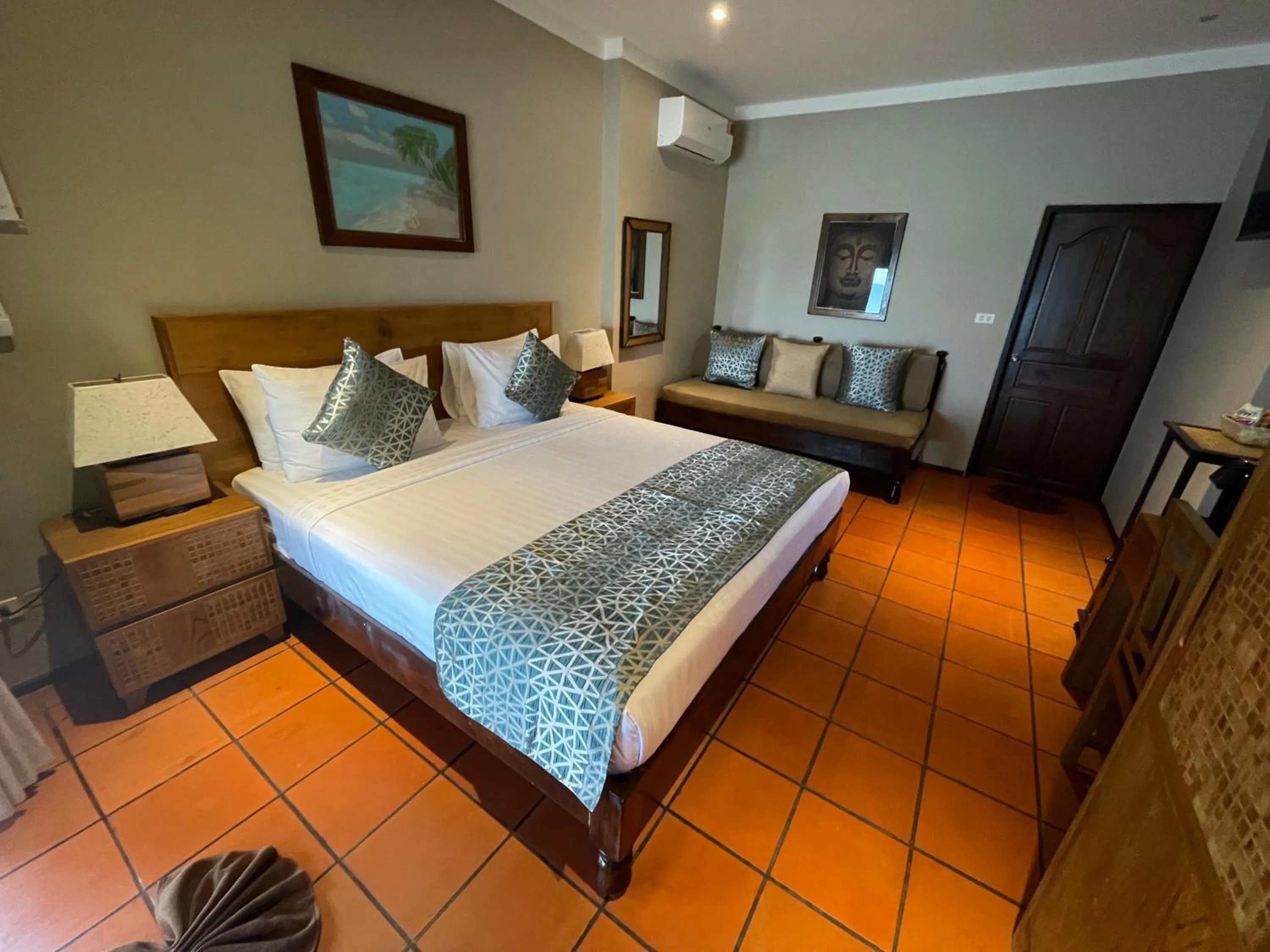 Bed in Beyond The Blue Horizon Boutique Bungalows