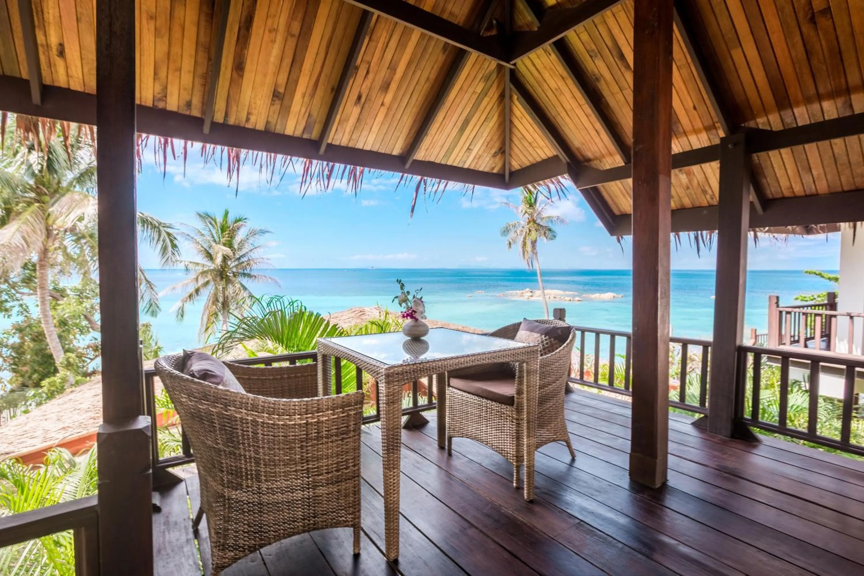 Balcony/Terrace in Beyond The Blue Horizon Boutique Bungalows