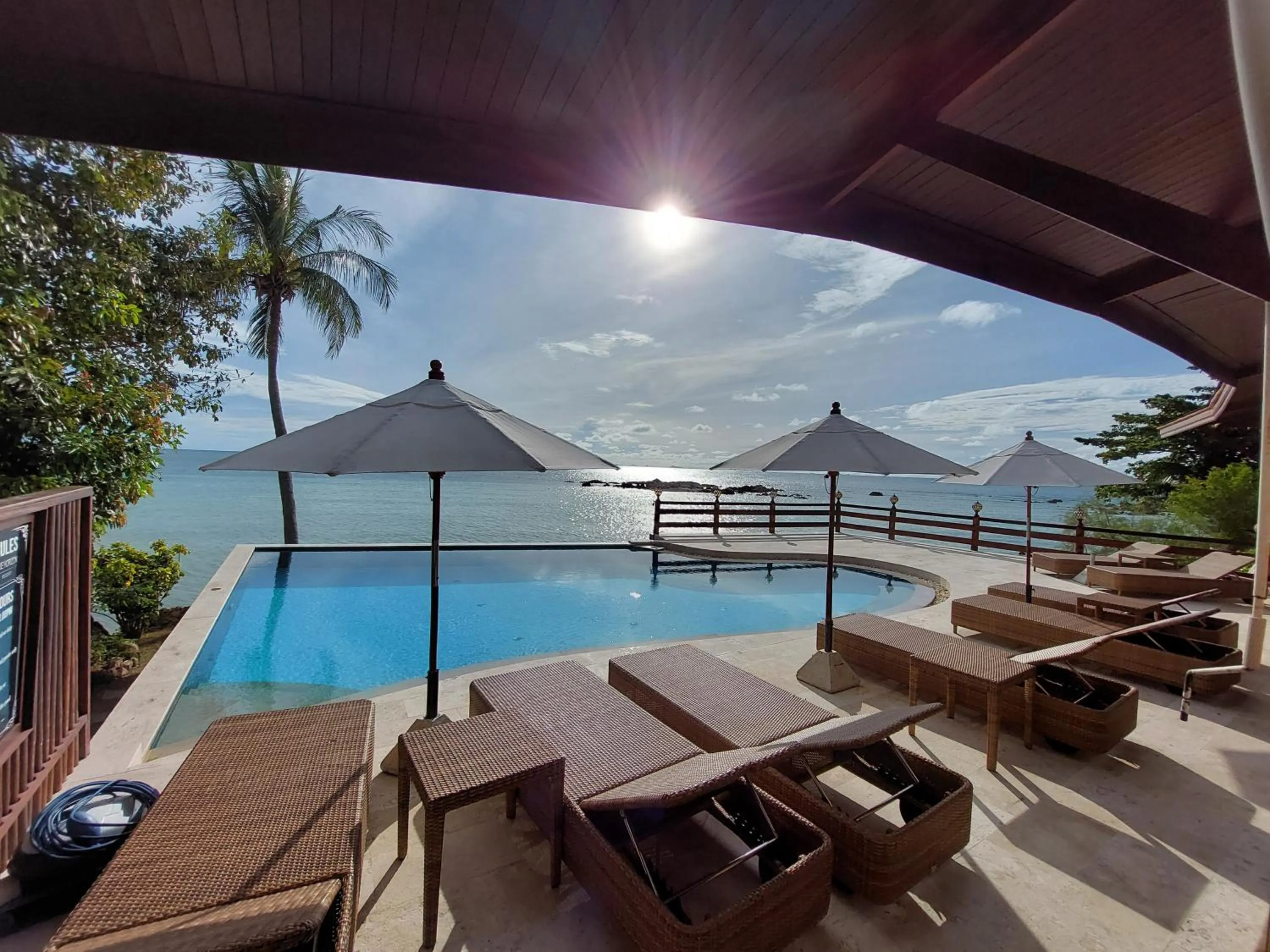 Swimming pool in Beyond The Blue Horizon Boutique Bungalows