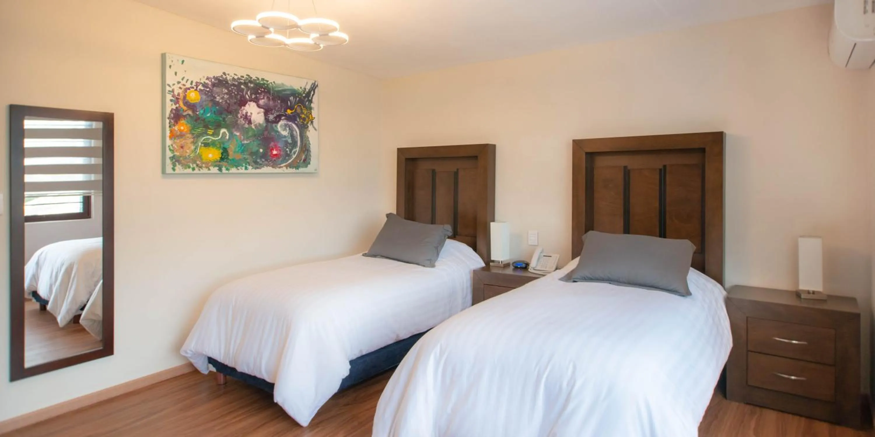 Bed in Hotel Posada XR