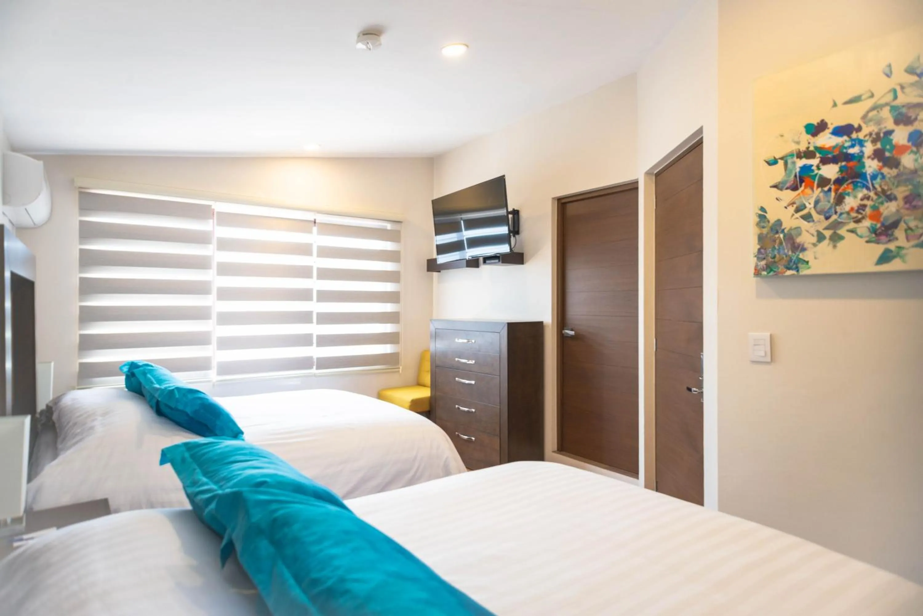 Bed in Hotel Posada XR