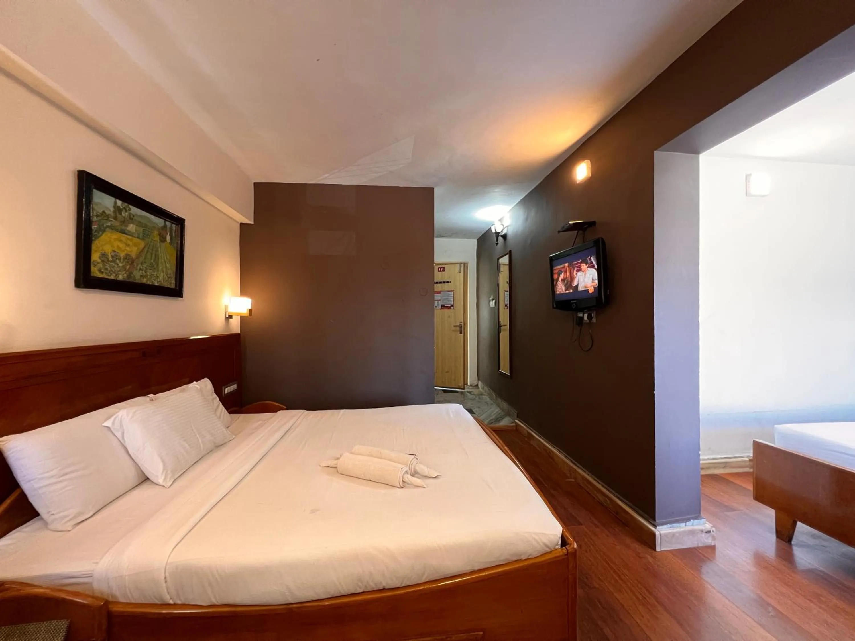 Bed in Hotel Jc Grand