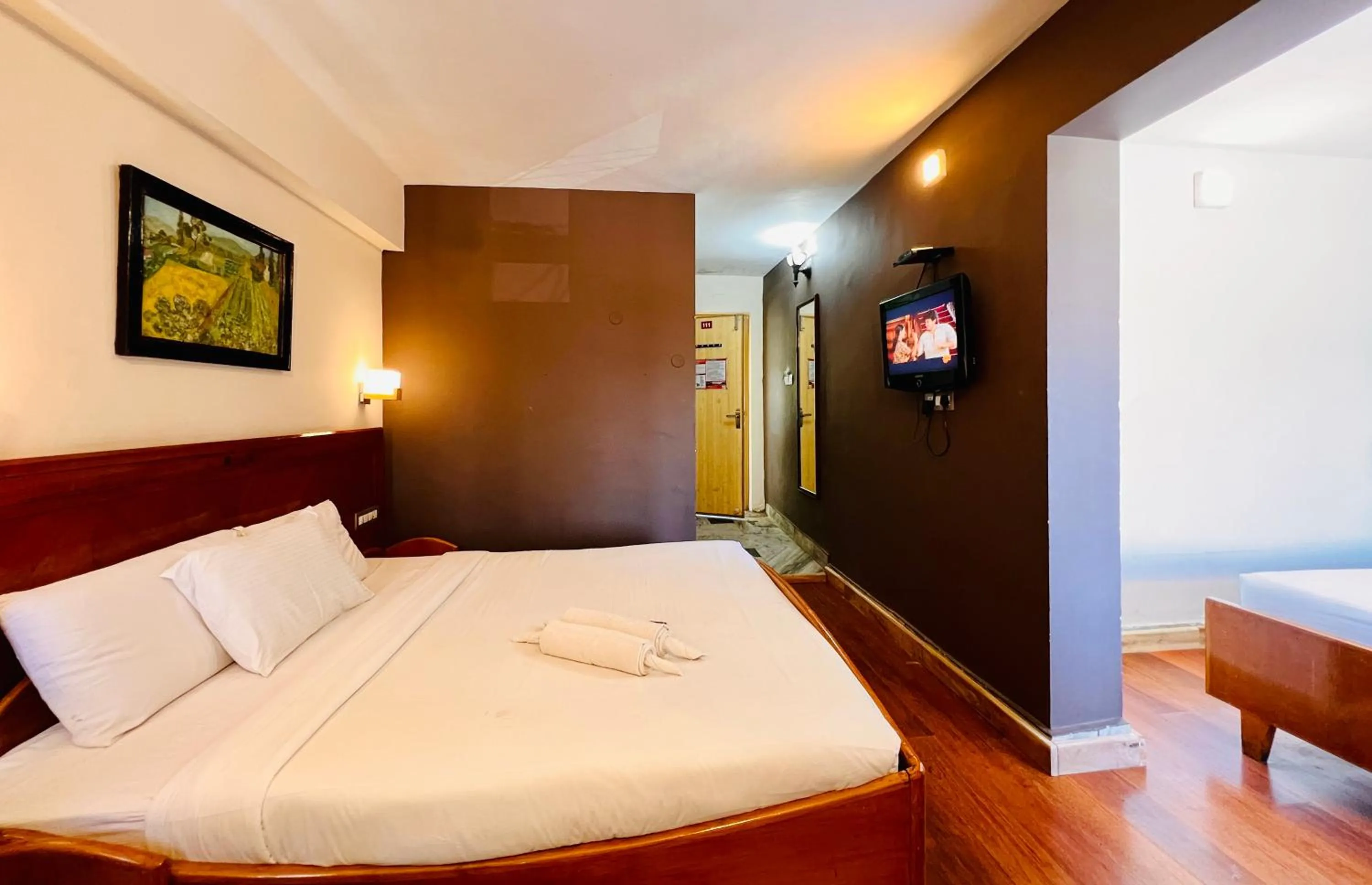 Bed in Hotel Jc Grand