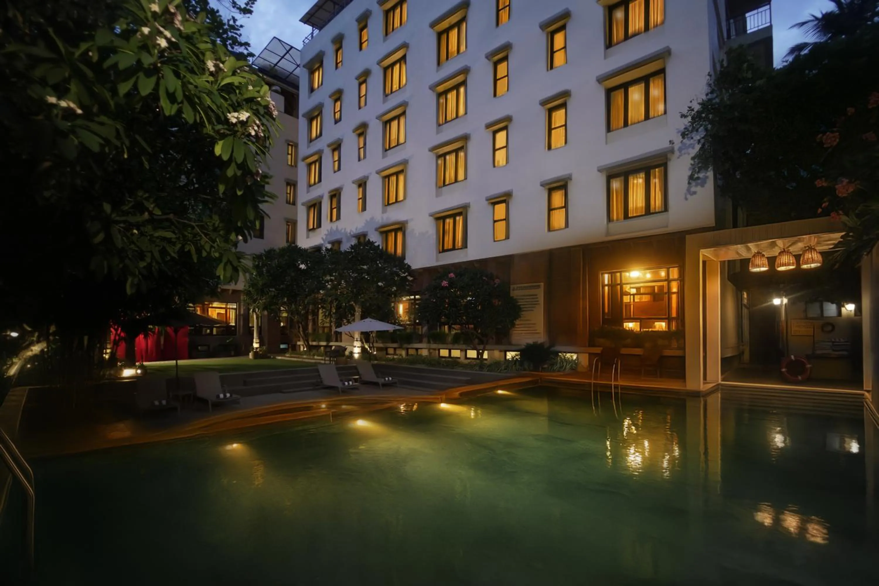 Swimming pool in JC Residency Madurai