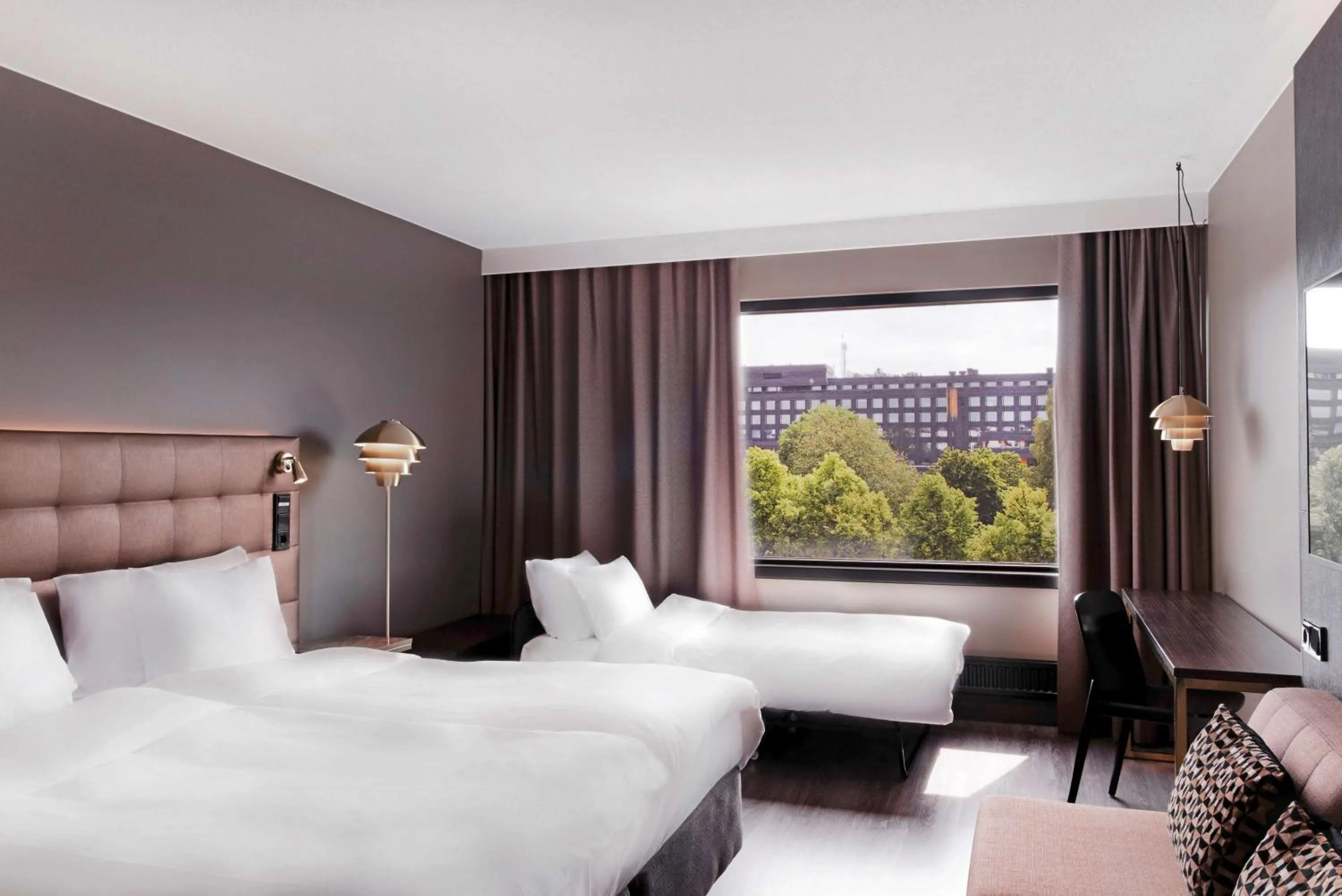 Bedroom, Bed in Radisson Blu Marina Palace Hotel, Turku