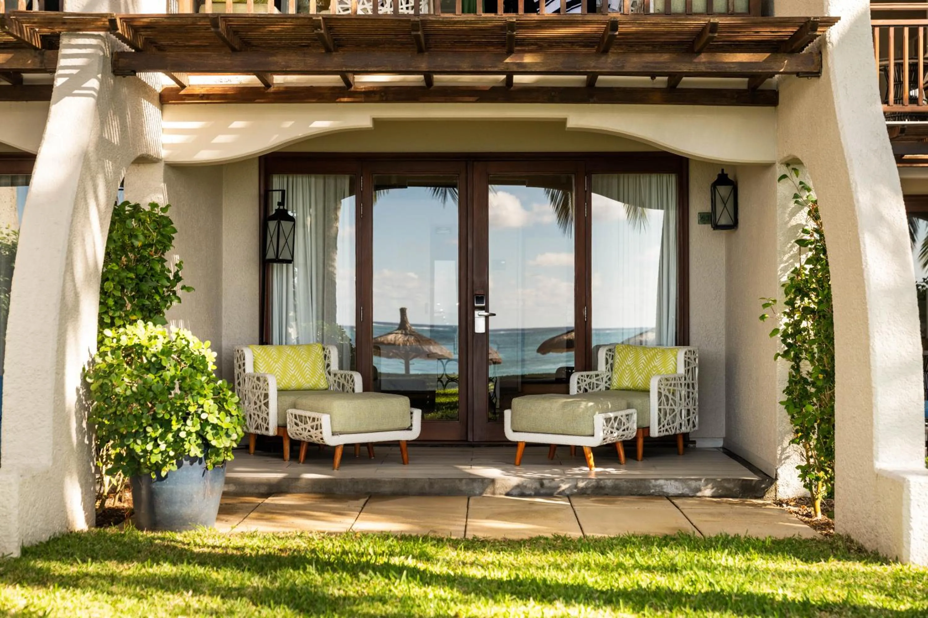 Balcony/Terrace in Constance Belle Mare Plage