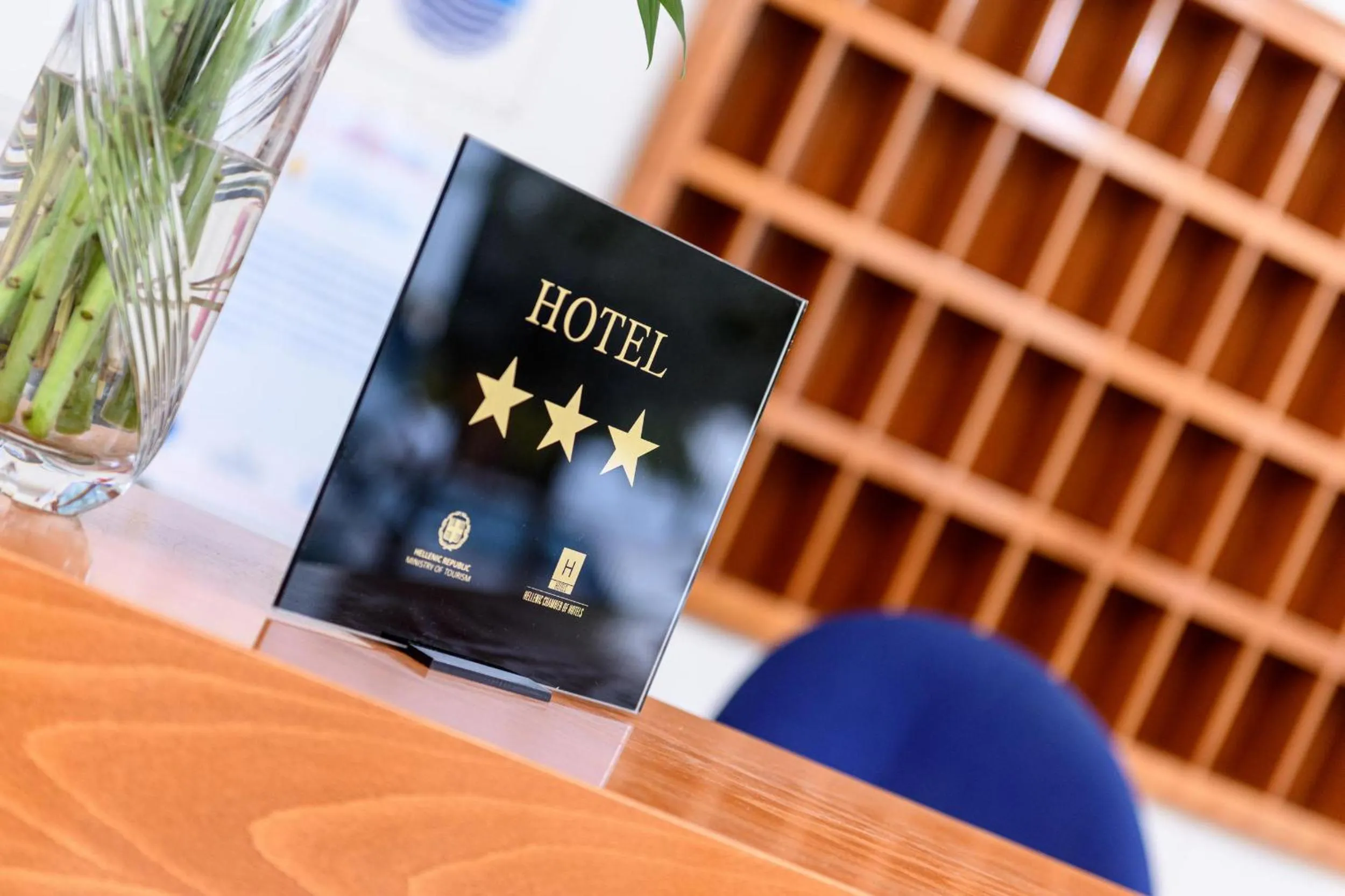 Lobby or reception in Hotel Timoleon