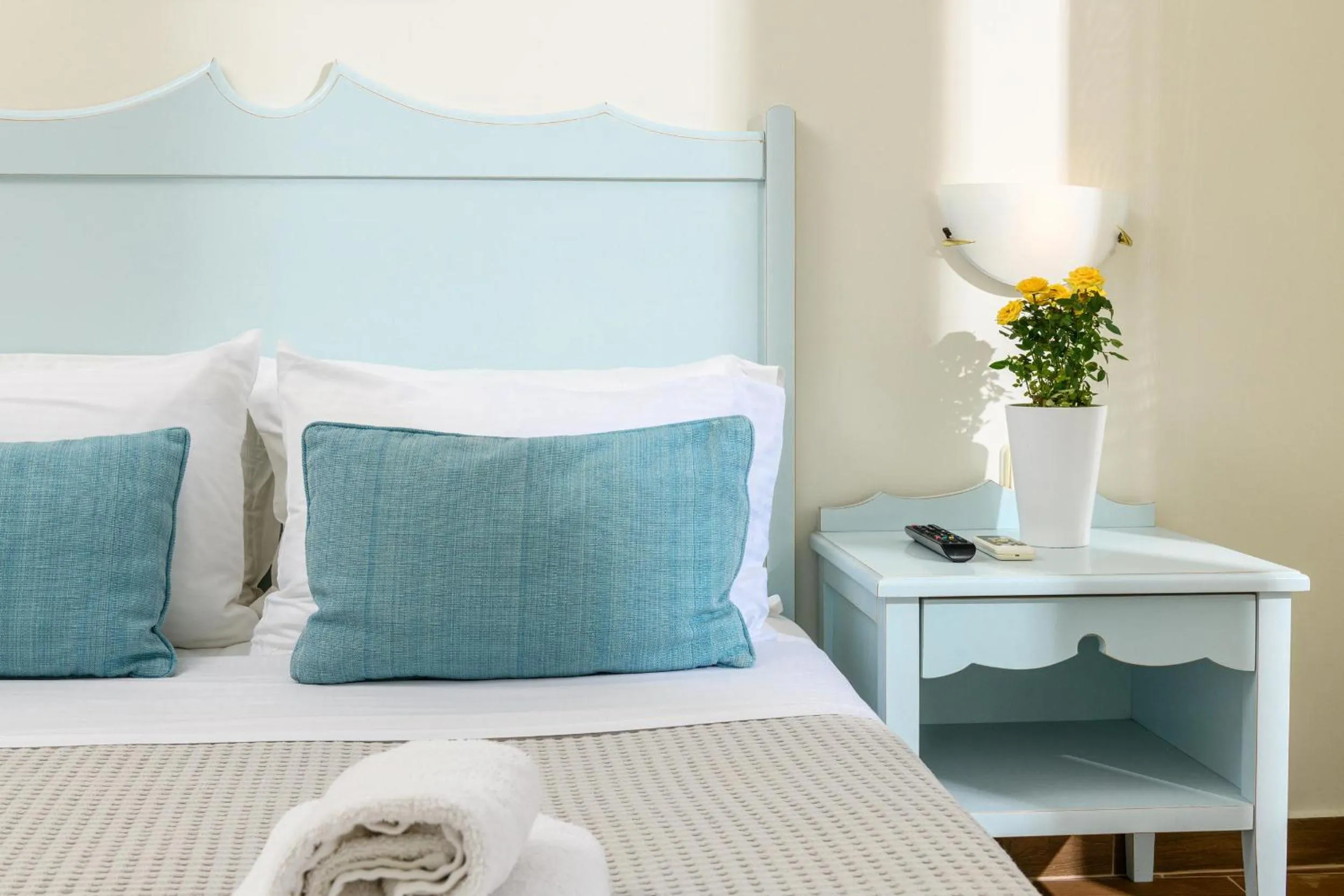 Bedroom, Bed in Hotel Timoleon