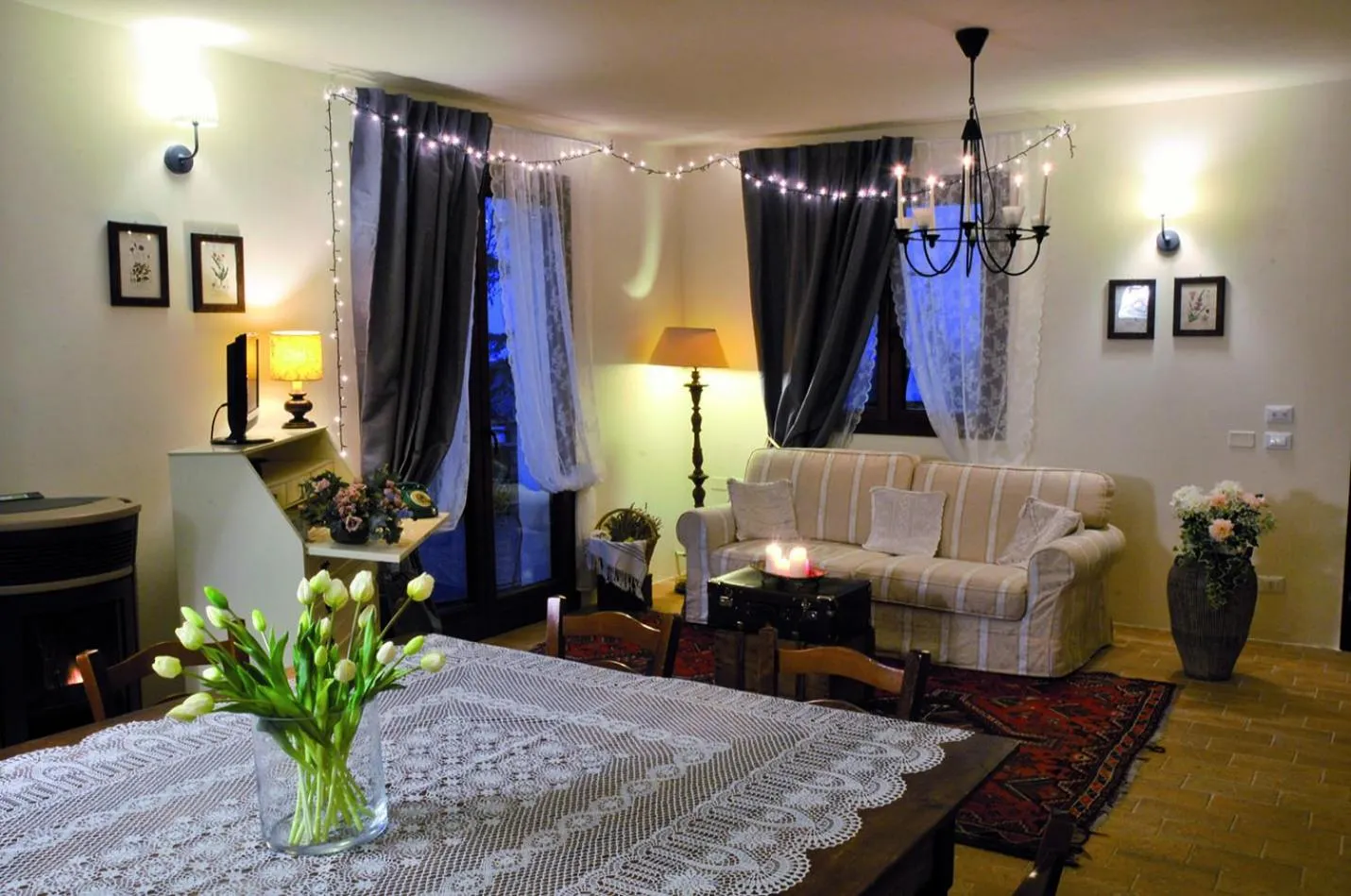 Living room in Locanda della Lavanda