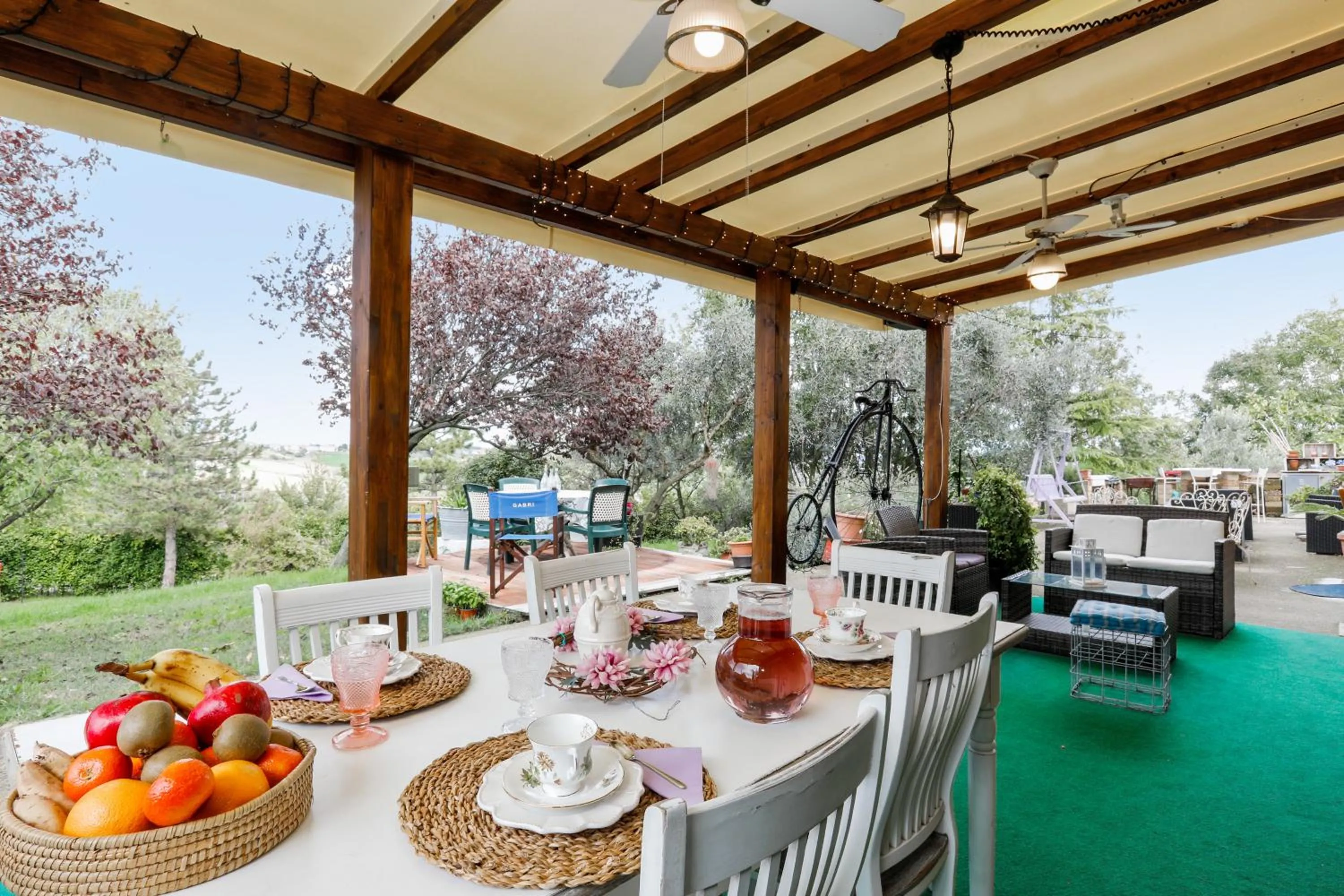 Patio in Locanda della Lavanda