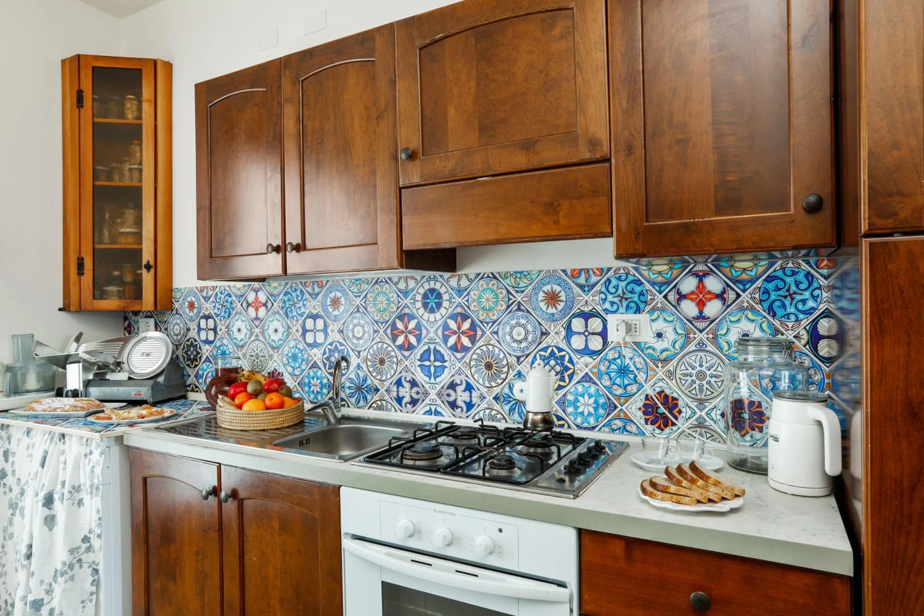 stove in Locanda della Lavanda