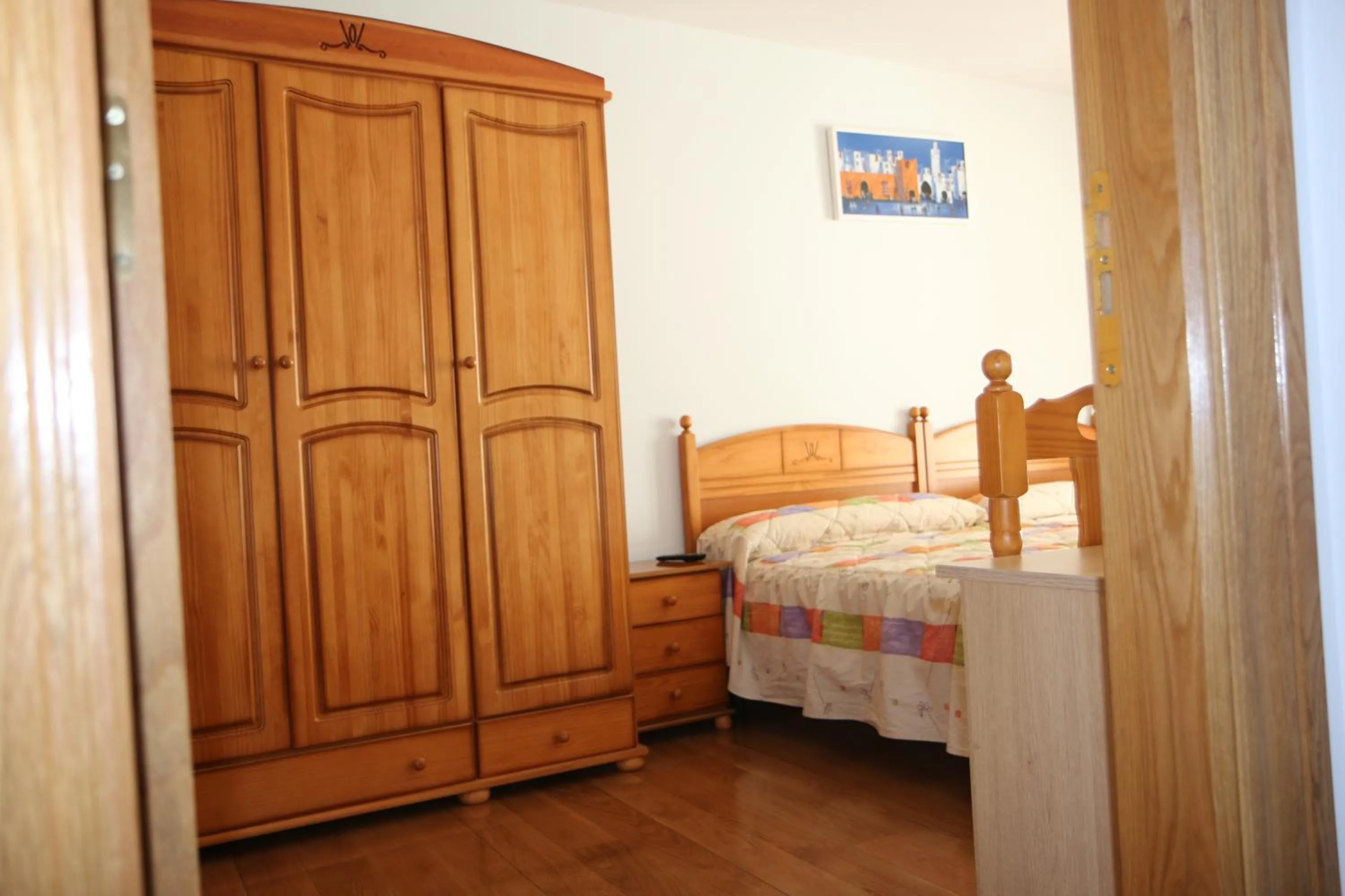 Bed in Hostal La Plaza