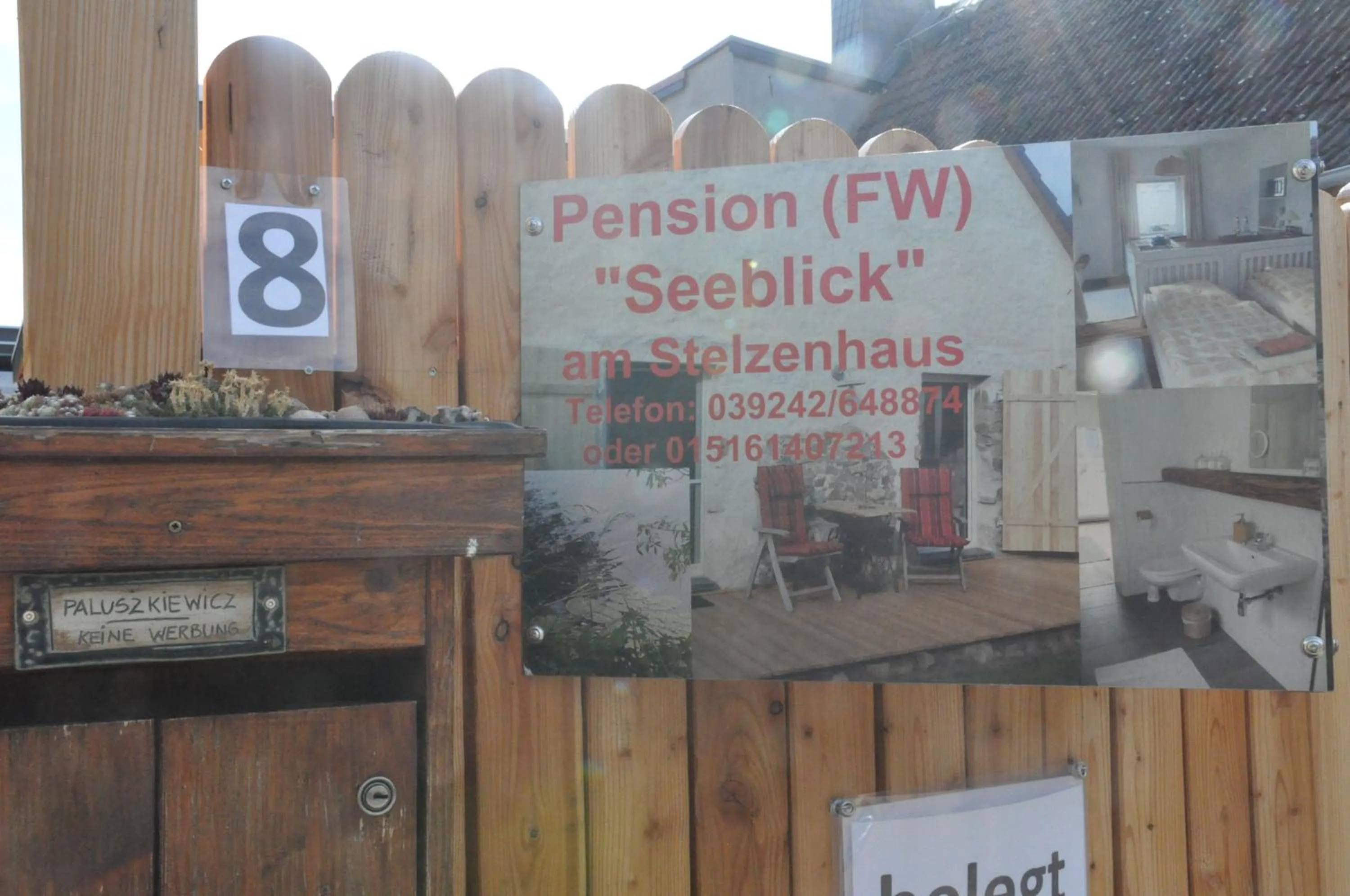 Logo/Certificate/Sign in Pension (FW) "Seeblick" am Stelzenhaus