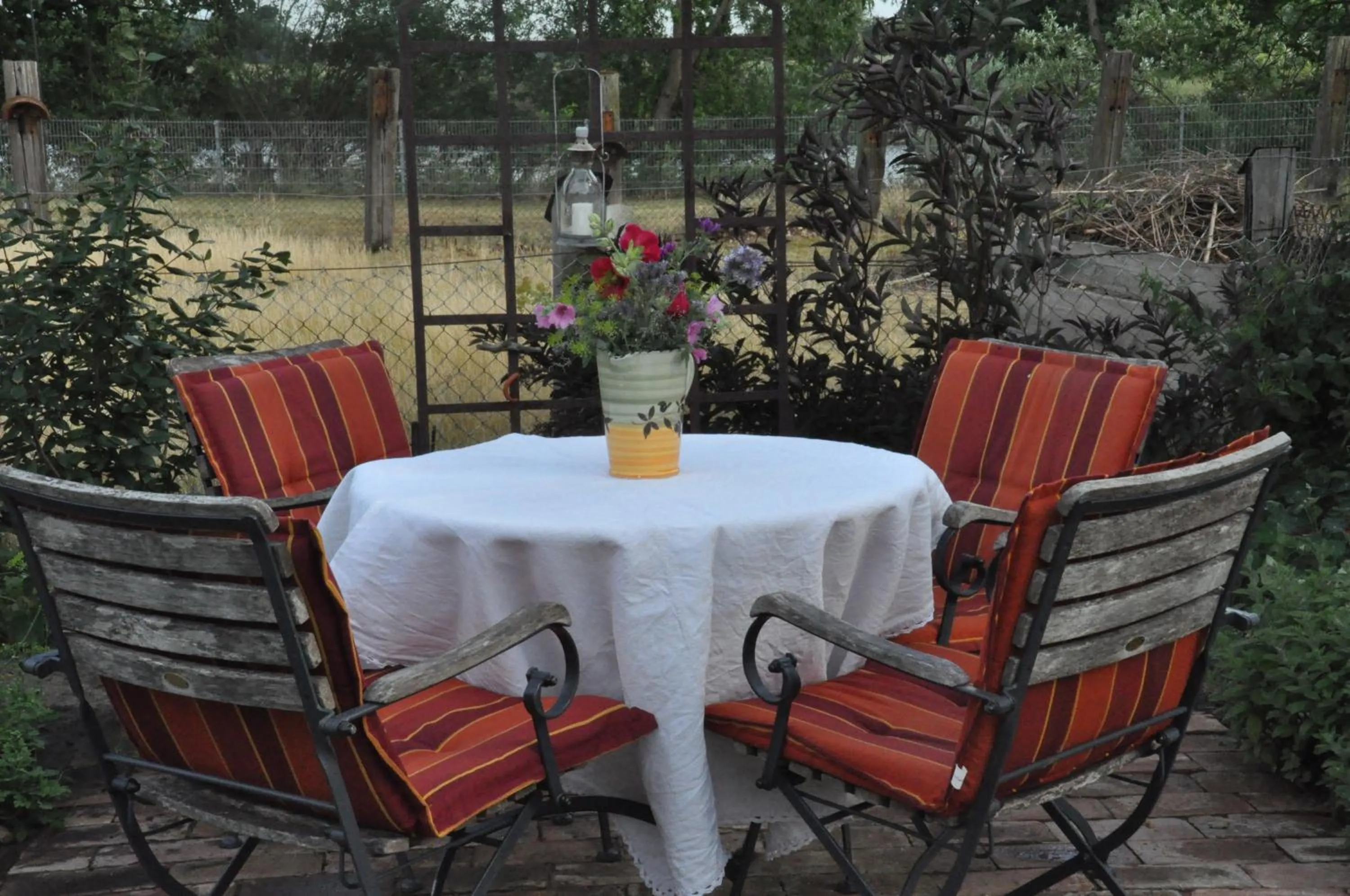 Garden in Pension (FW) "Seeblick" am Stelzenhaus