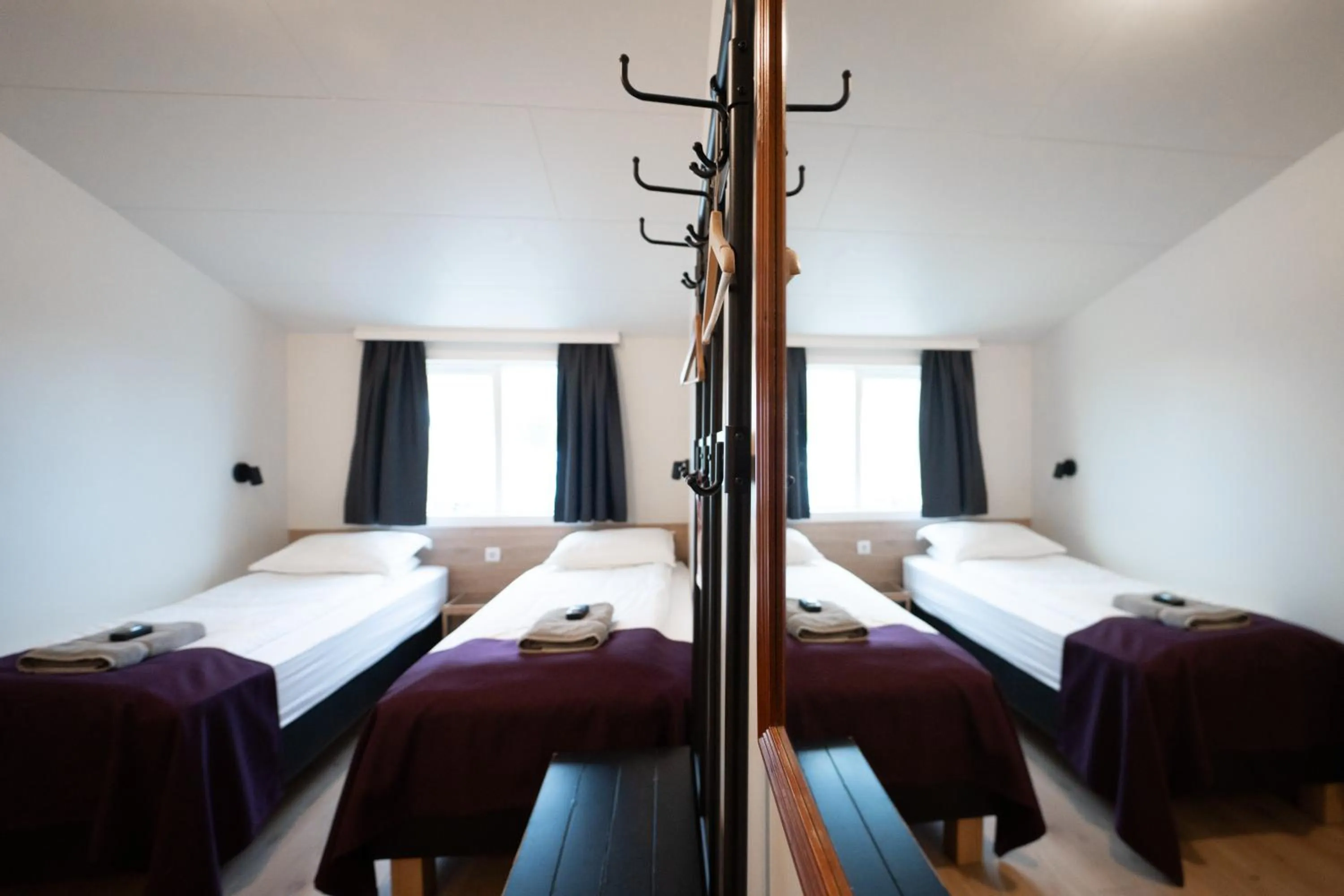 Bed in Vik Tröll Hotel