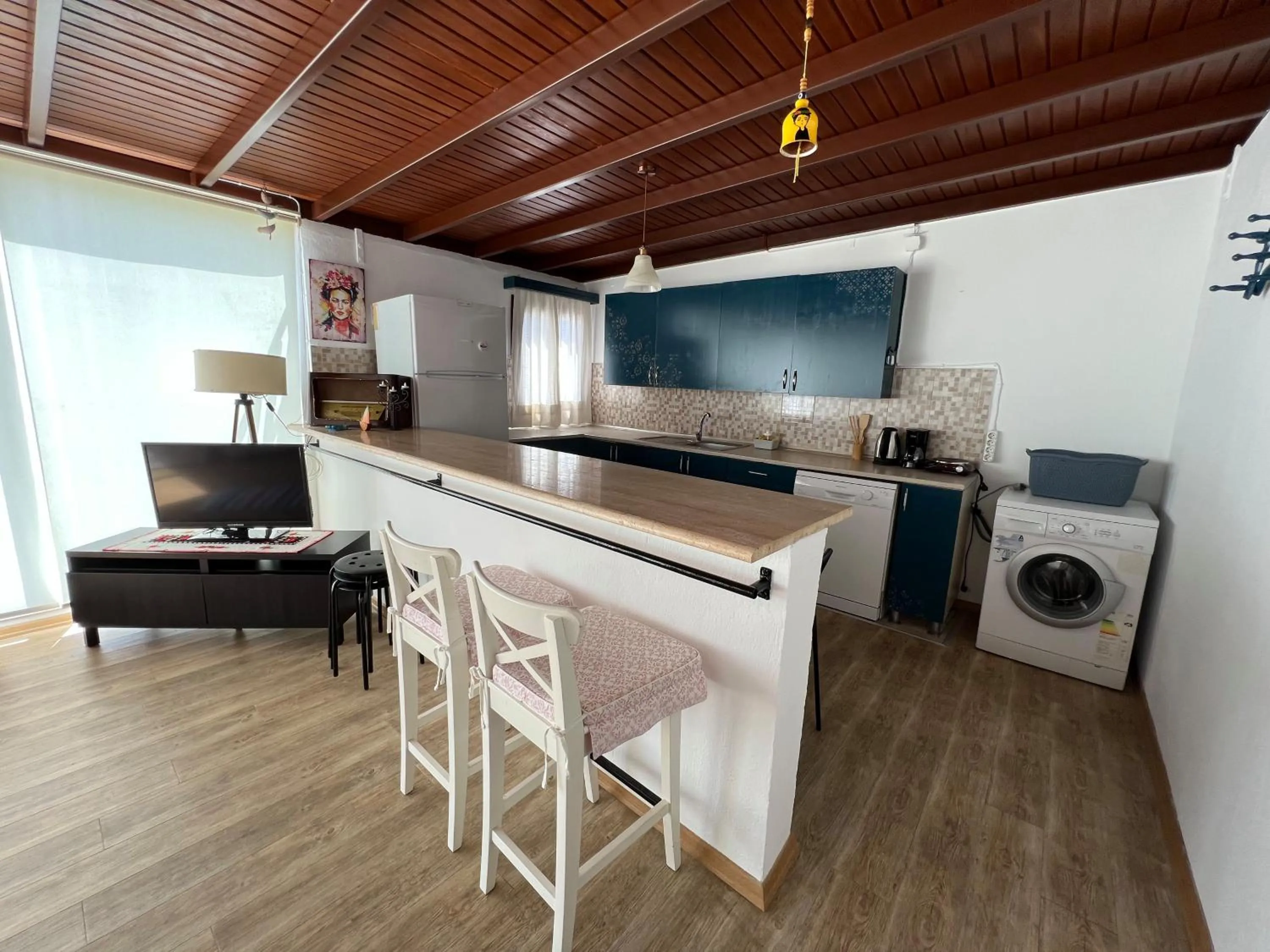 Kitchen or kitchenette in Kaya Apart & Pansiyon