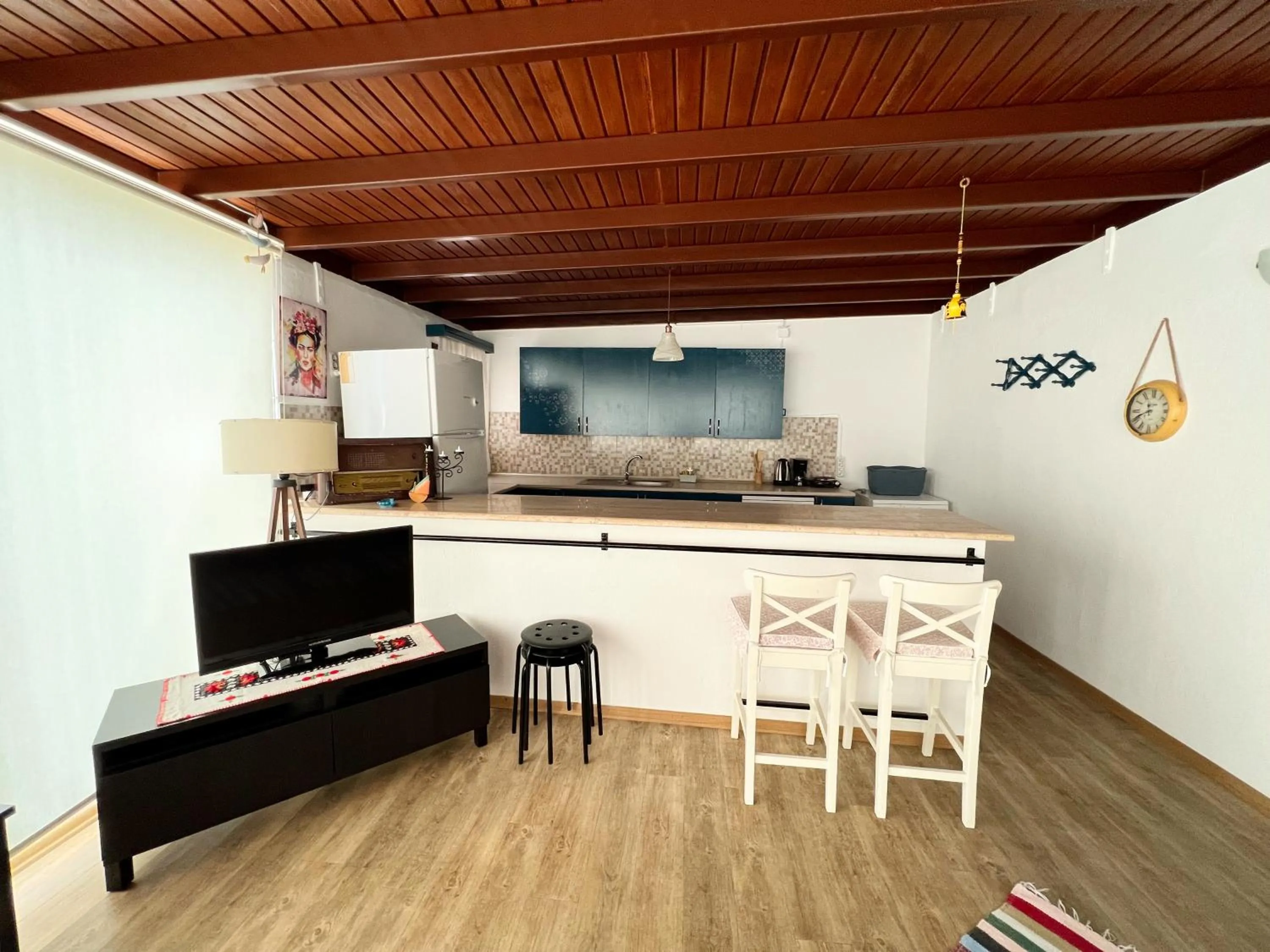 Kitchen or kitchenette in Kaya Apart & Pansiyon