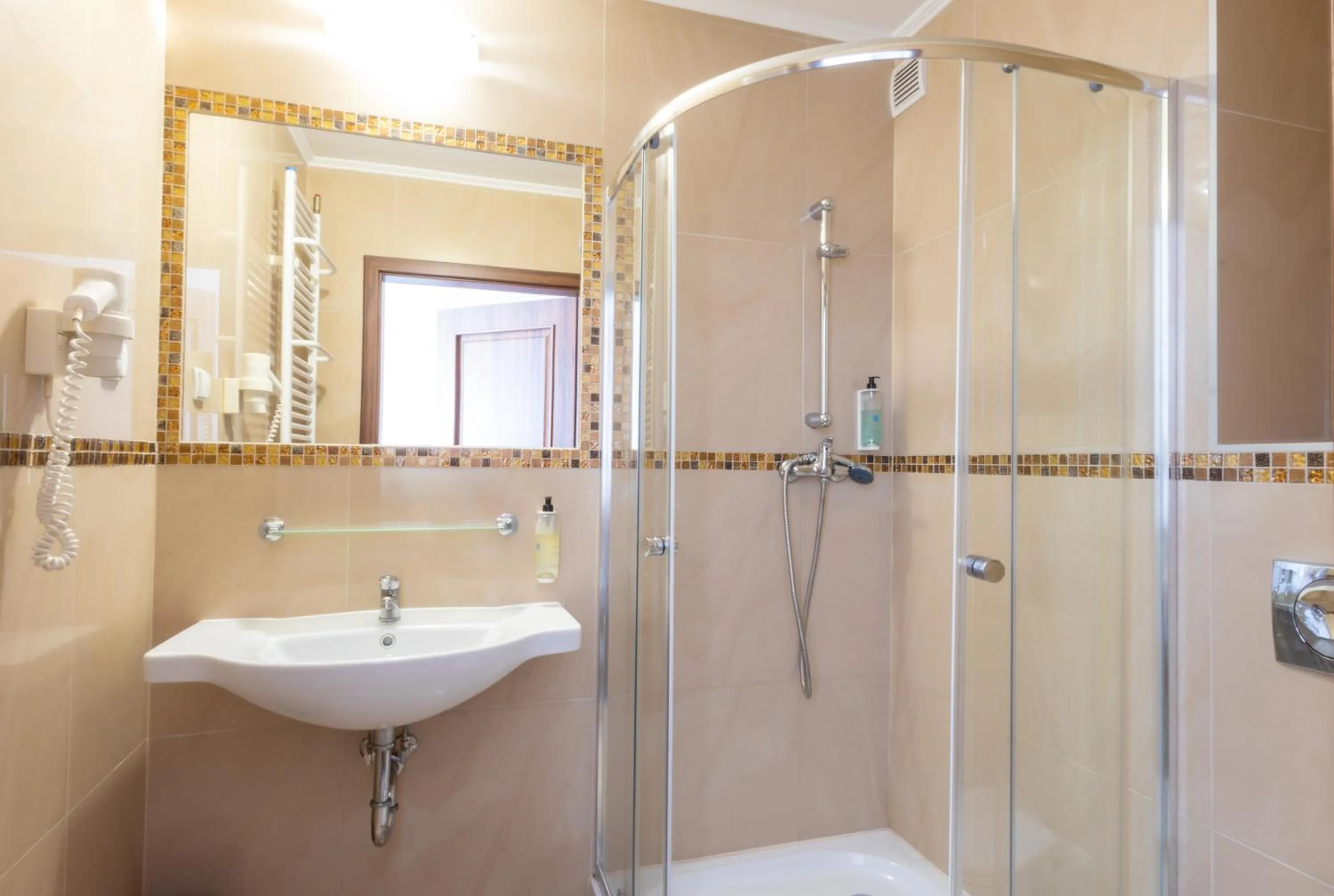 Shower in Noclegi Stadion Bed & Breakfast