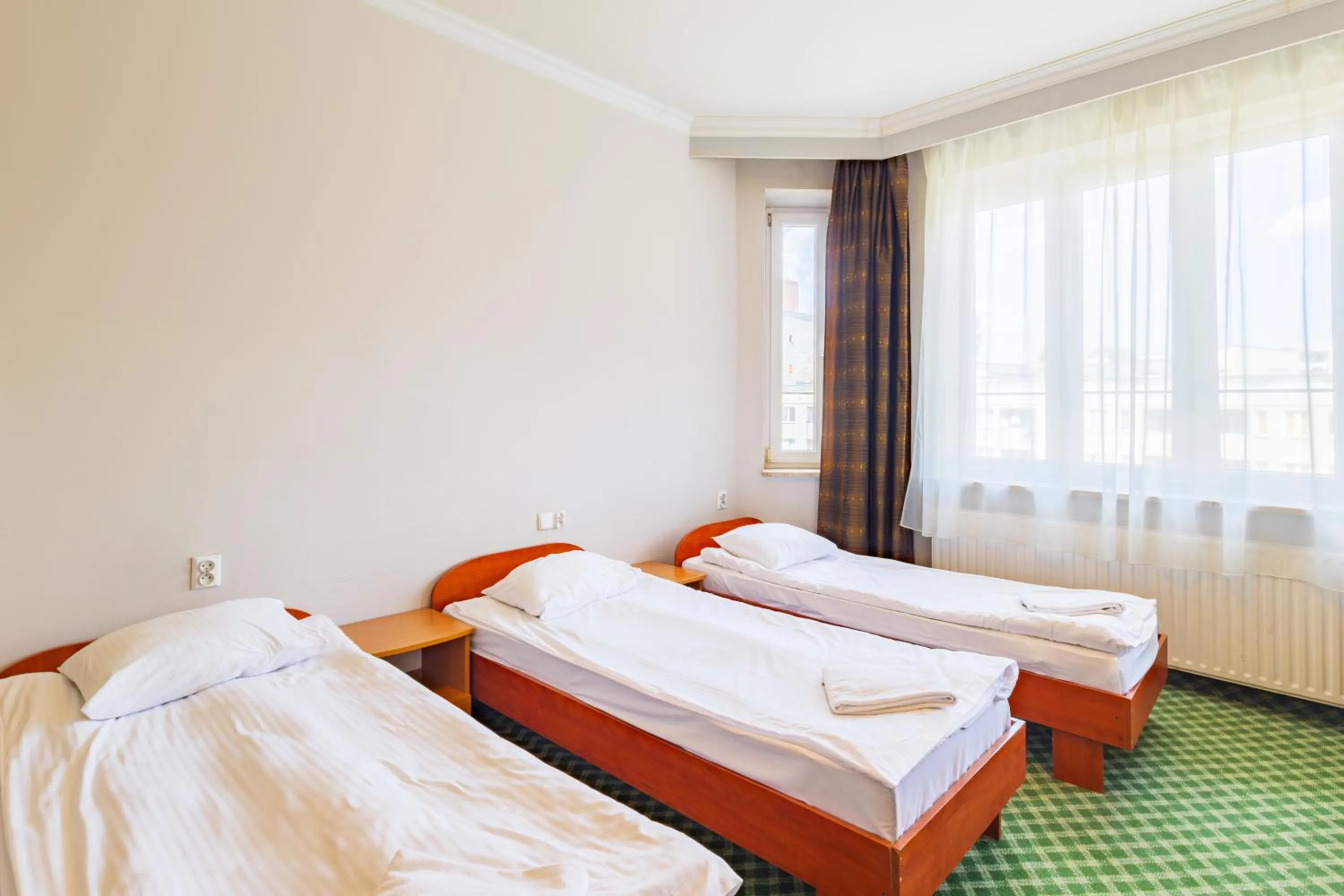 Bed in Noclegi Stadion Bed & Breakfast