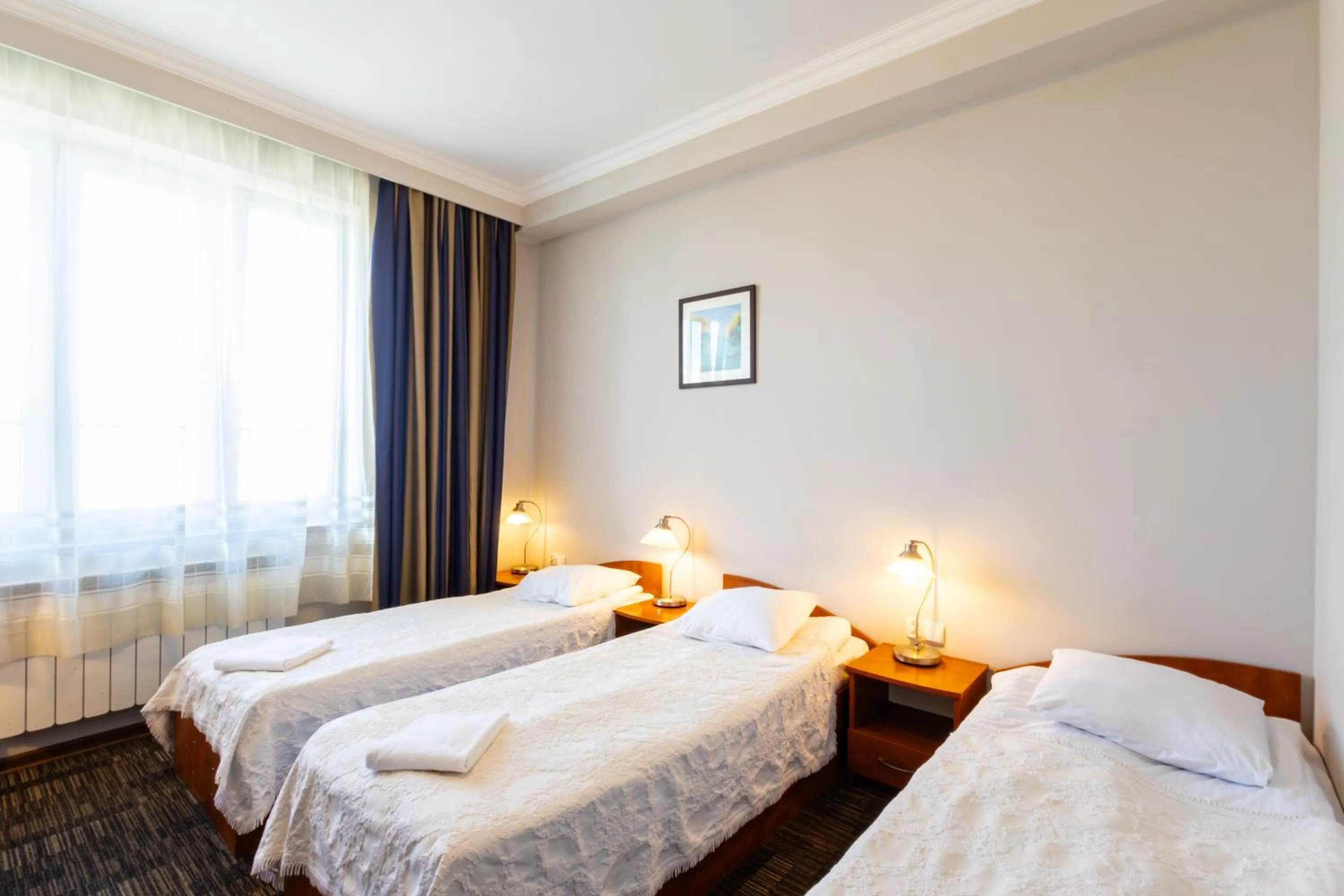 Bed in Noclegi Stadion Bed & Breakfast