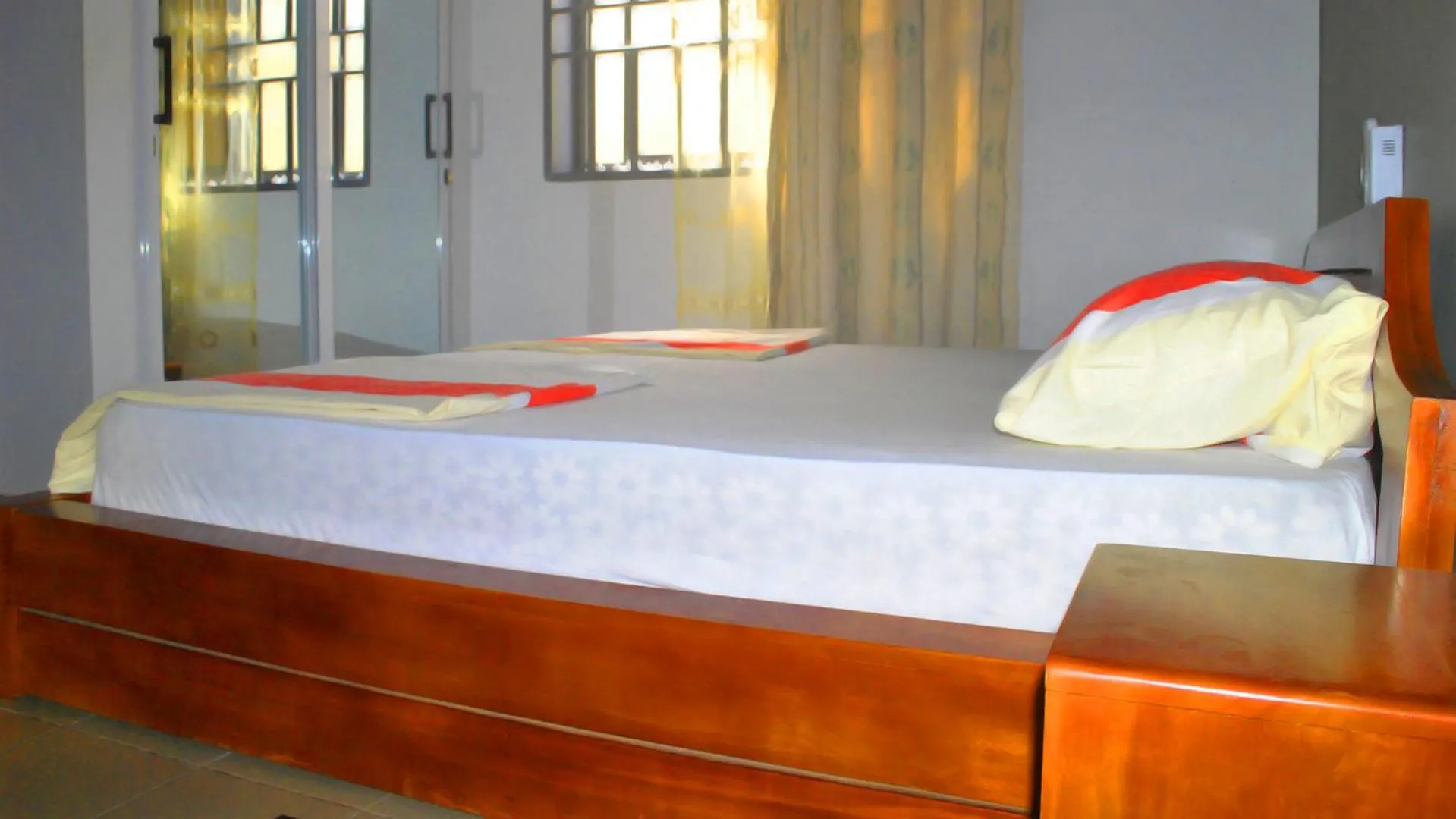 Bedroom, Bed in Villa Beach Avepozo Lome