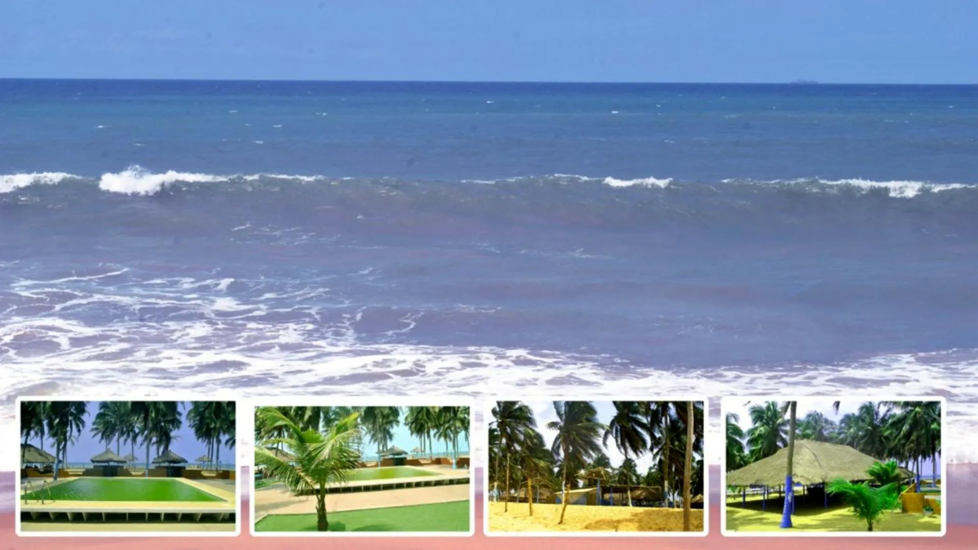 Sea view in Villa Beach Avepozo Lome