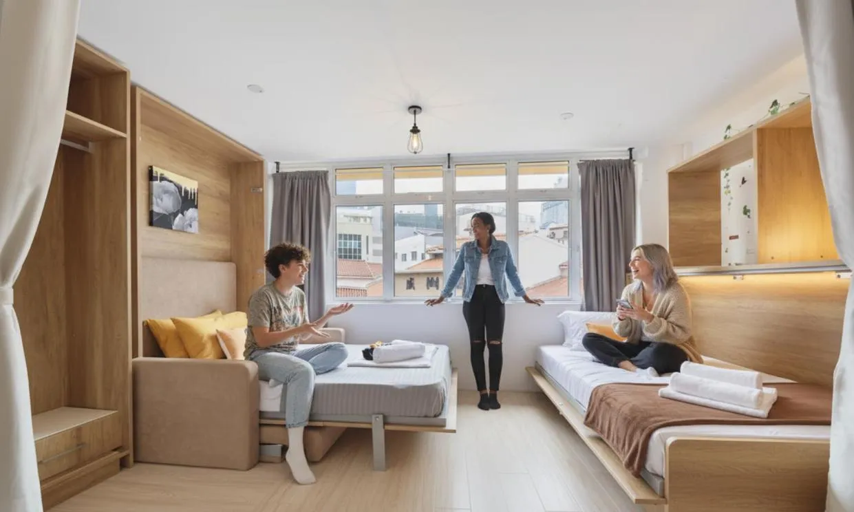 Bed in hipstercity hostel