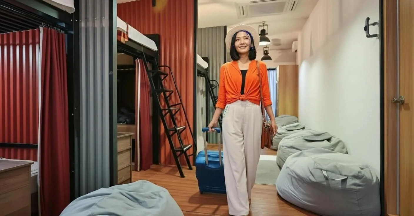 Bed in hipstercity hostel