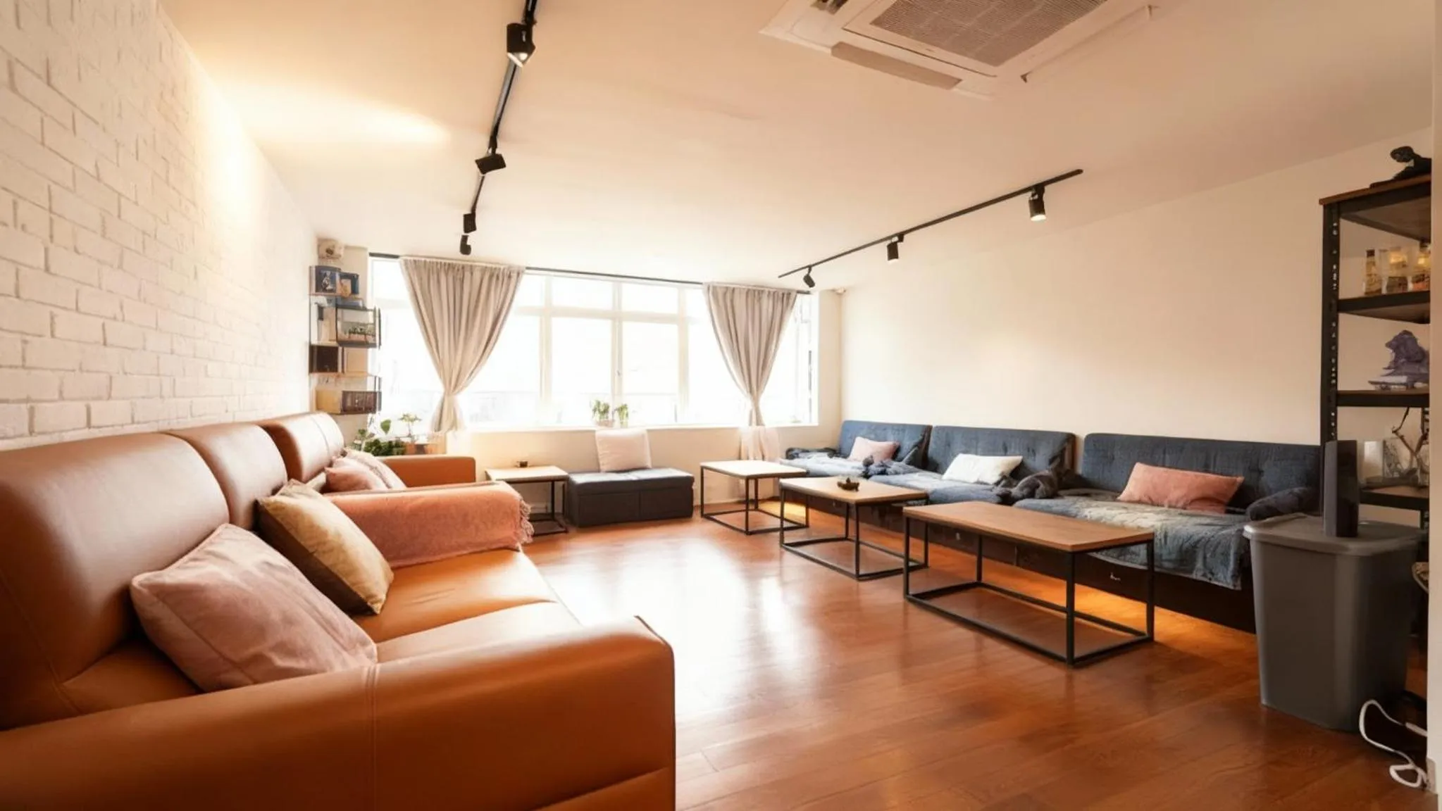 Communal lounge/ TV room in hipstercity hostel