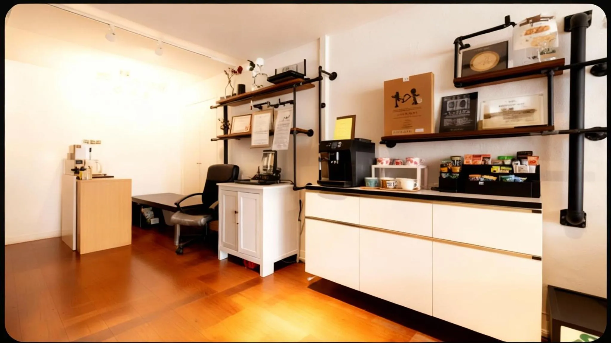 Coffee/tea facilities in hipstercity hostel