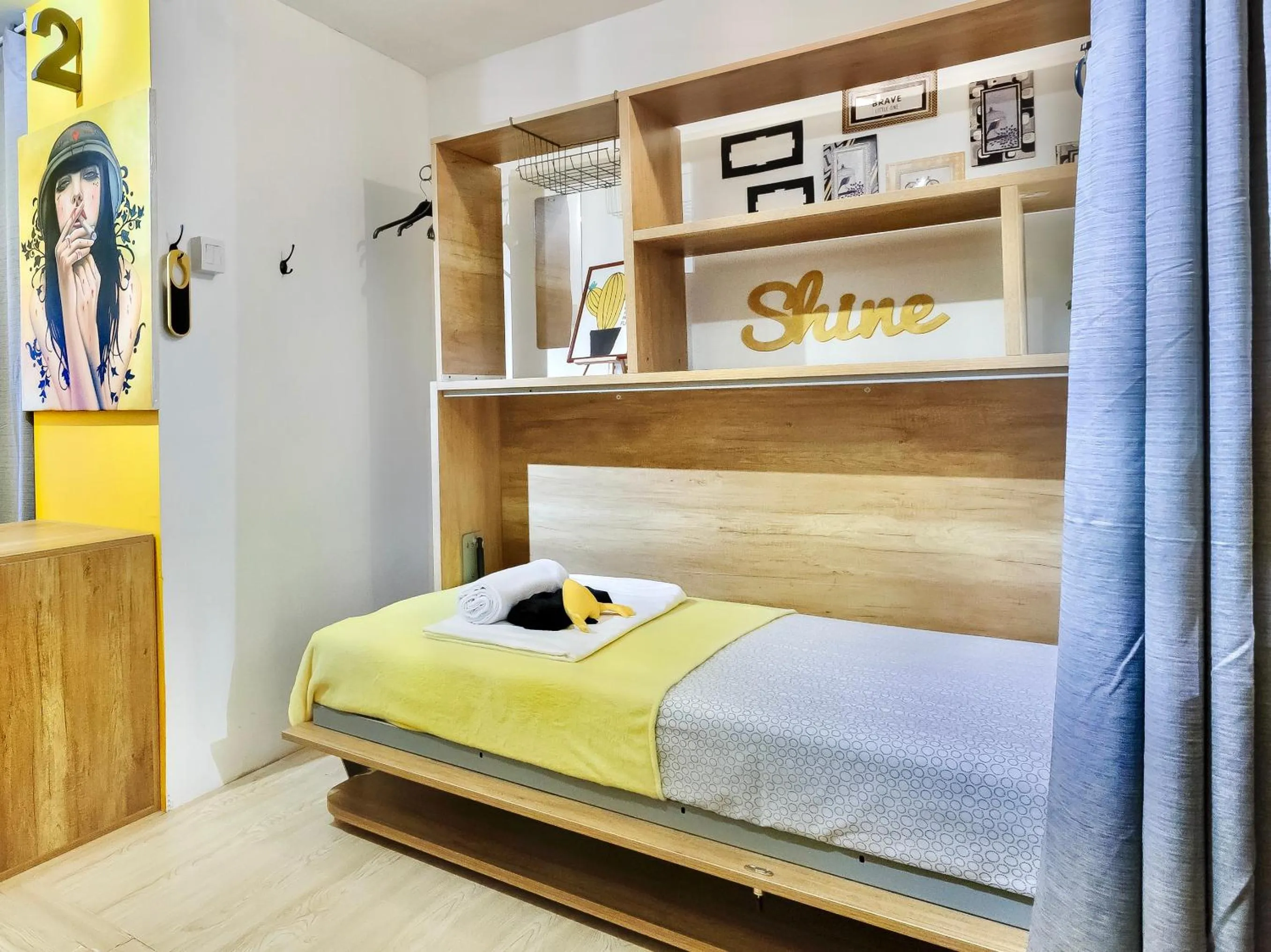 Bed in hipstercity hostel