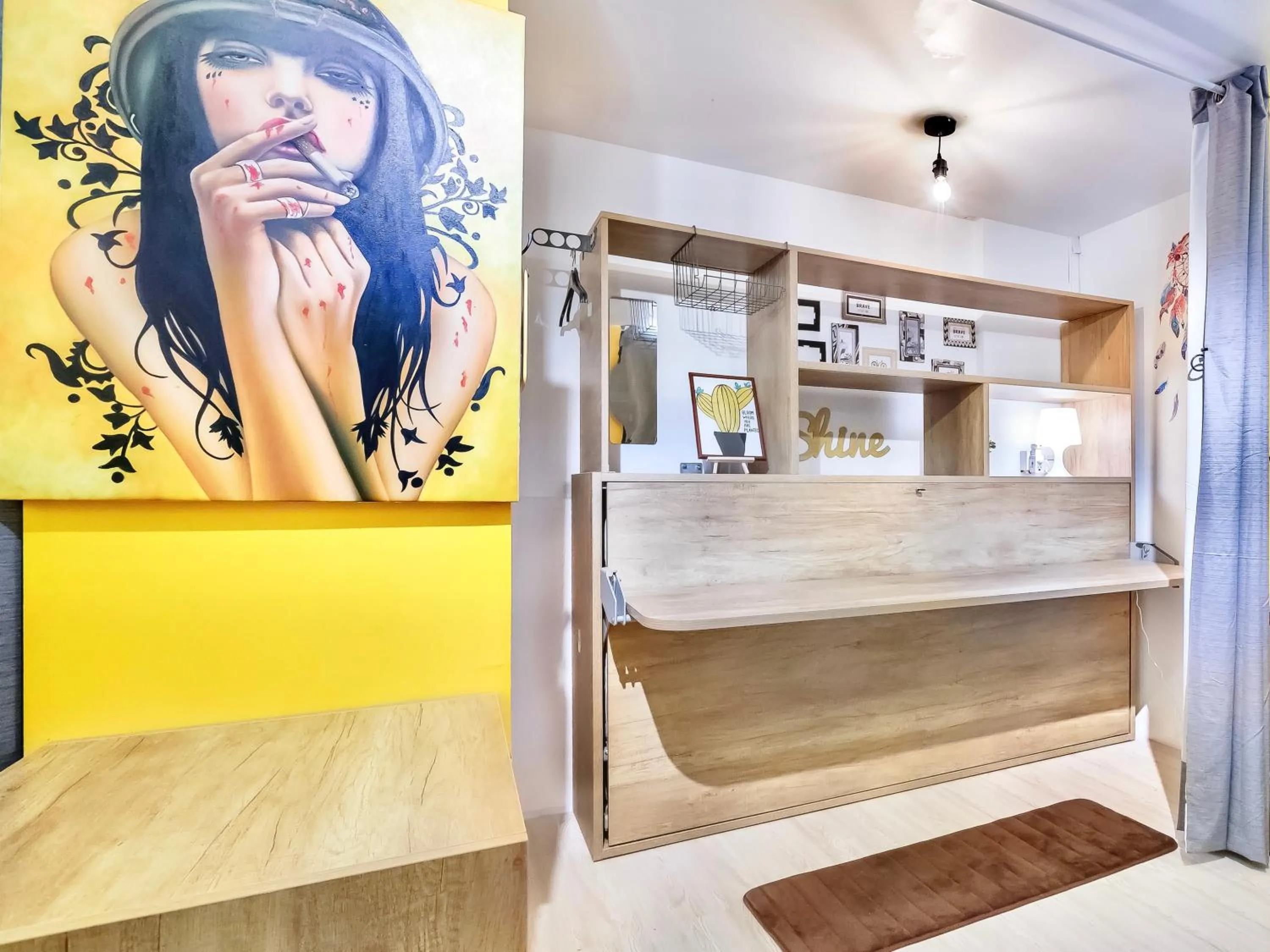 Bedroom in hipstercity hostel