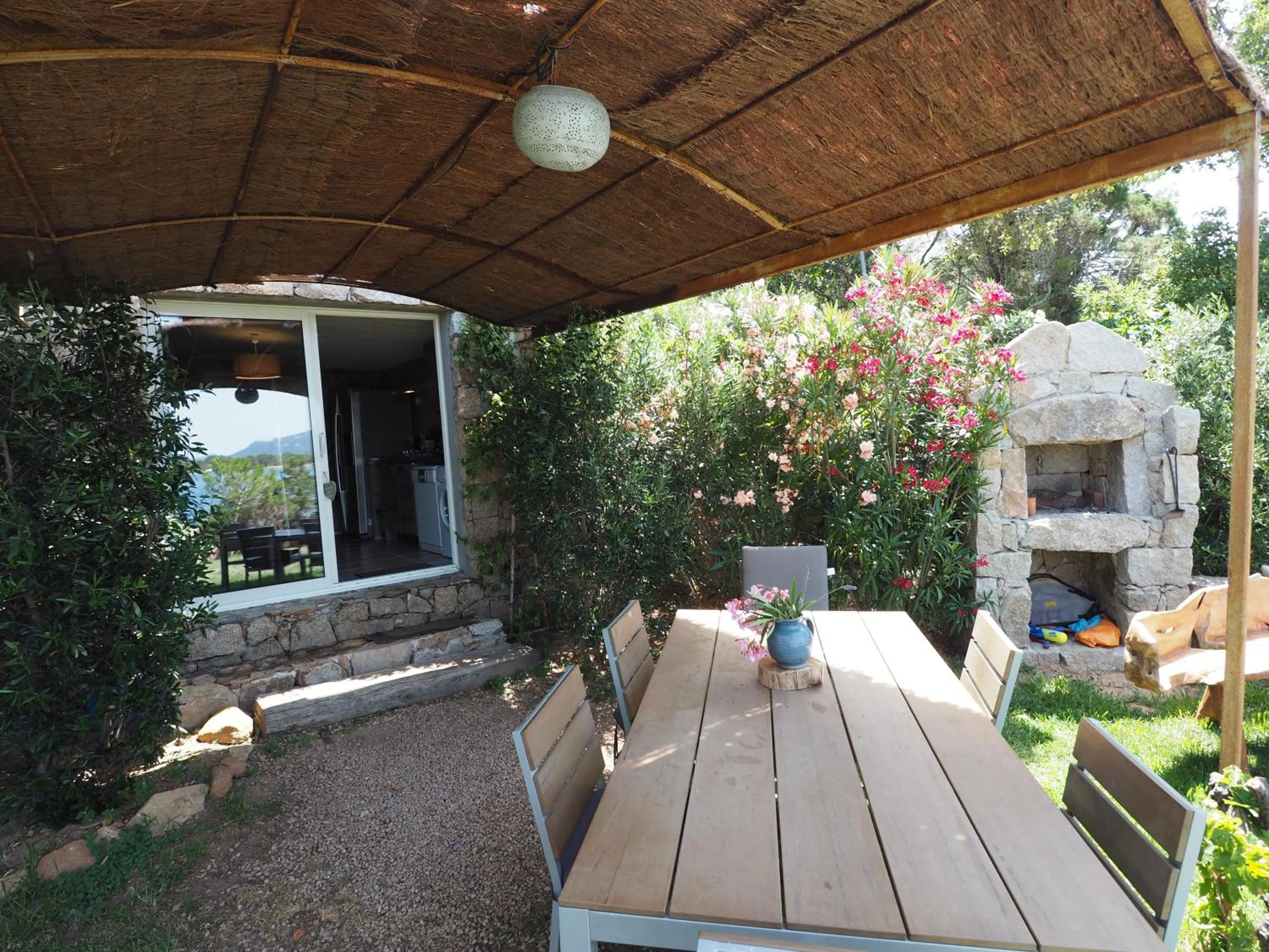 Patio, BBQ Facilities in Maranatha Porto Vecchio