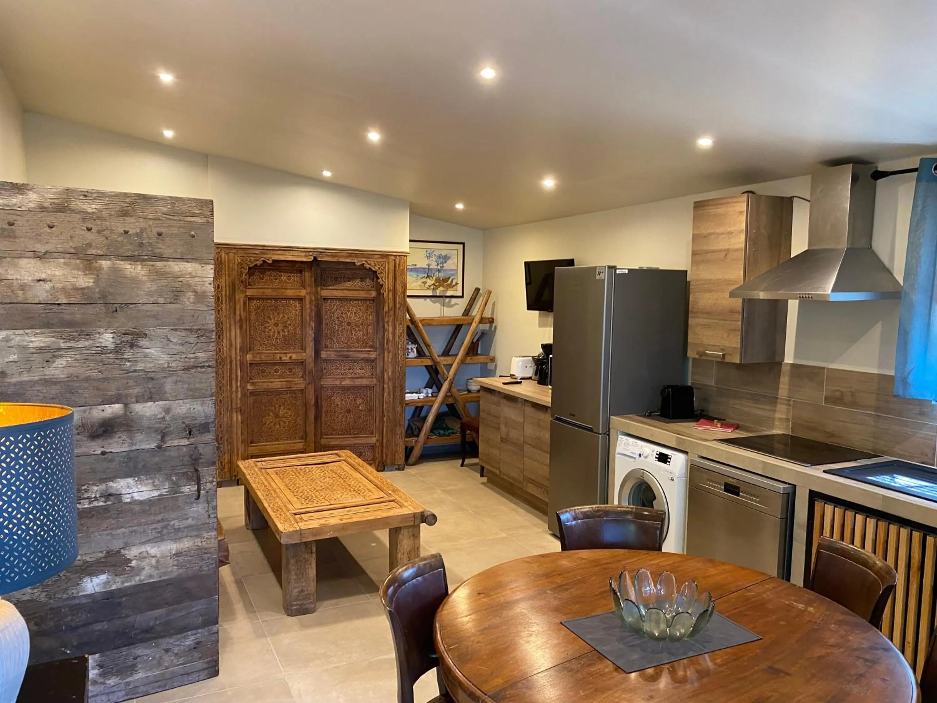 Kitchen or kitchenette in Maranatha Porto Vecchio