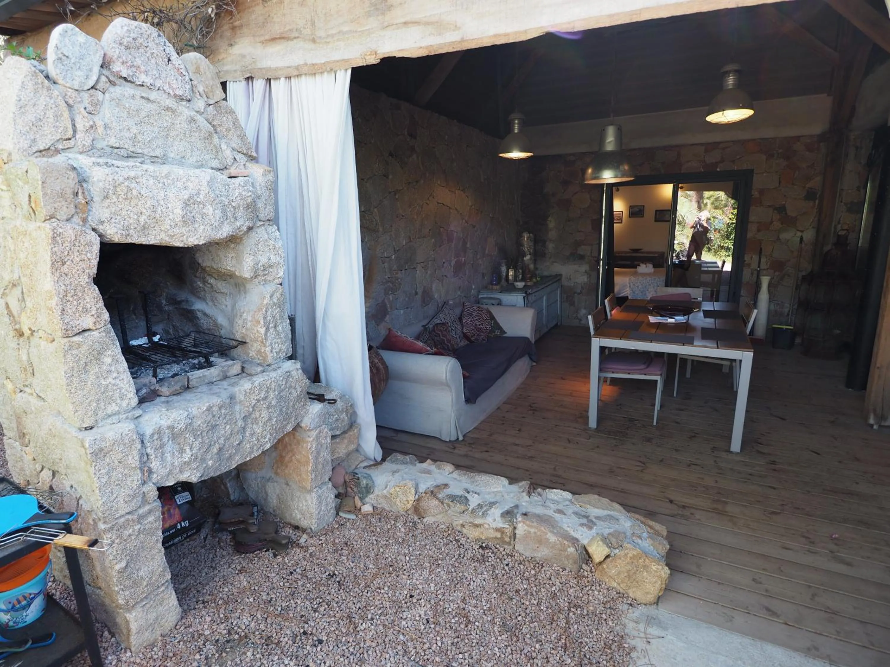 Patio, BBQ Facilities in Maranatha Porto Vecchio