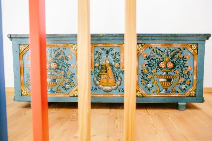 Decorative detail in Pr'Gavedarjo Eco Heritage B&B