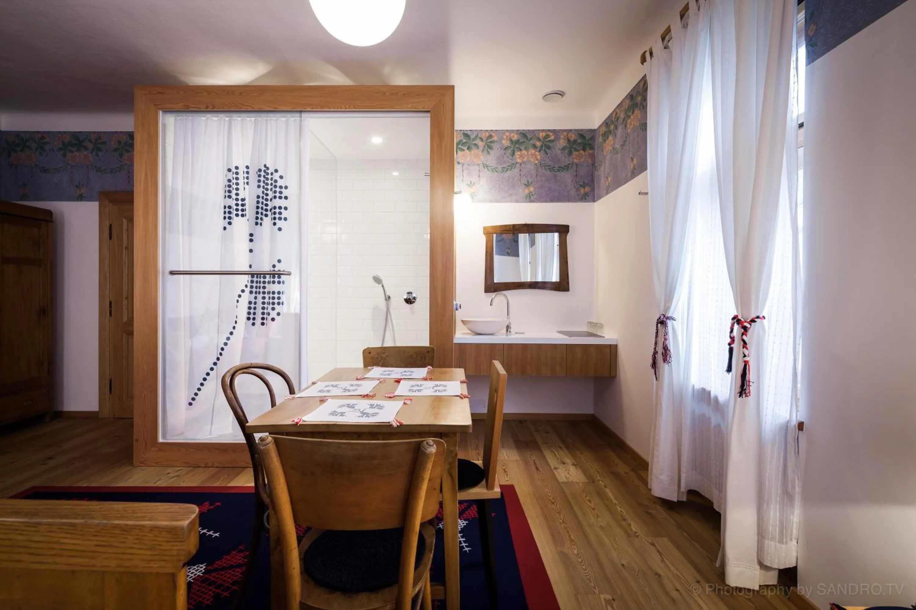 Seating area in Pr'Gavedarjo Eco Heritage B&B