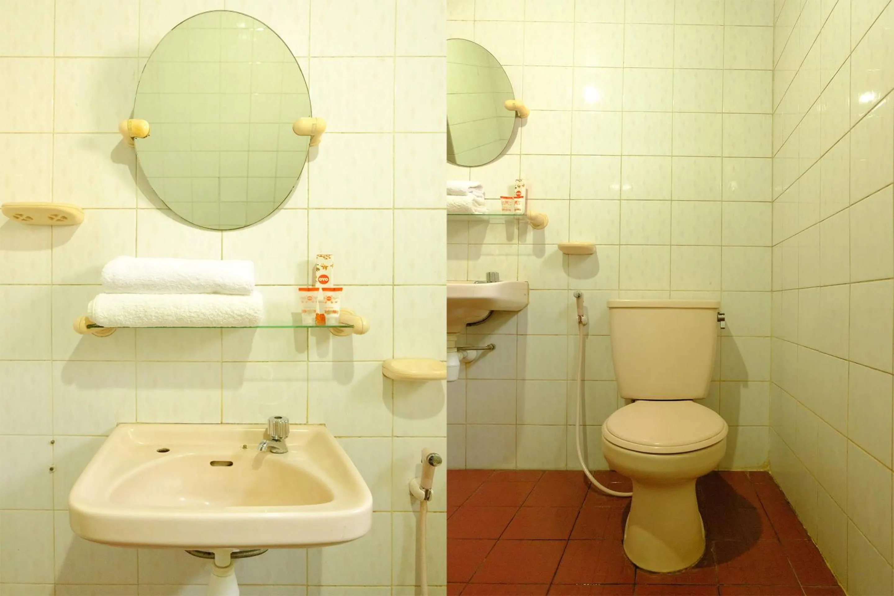 Bathroom in Hotel O Cemara's Homestay